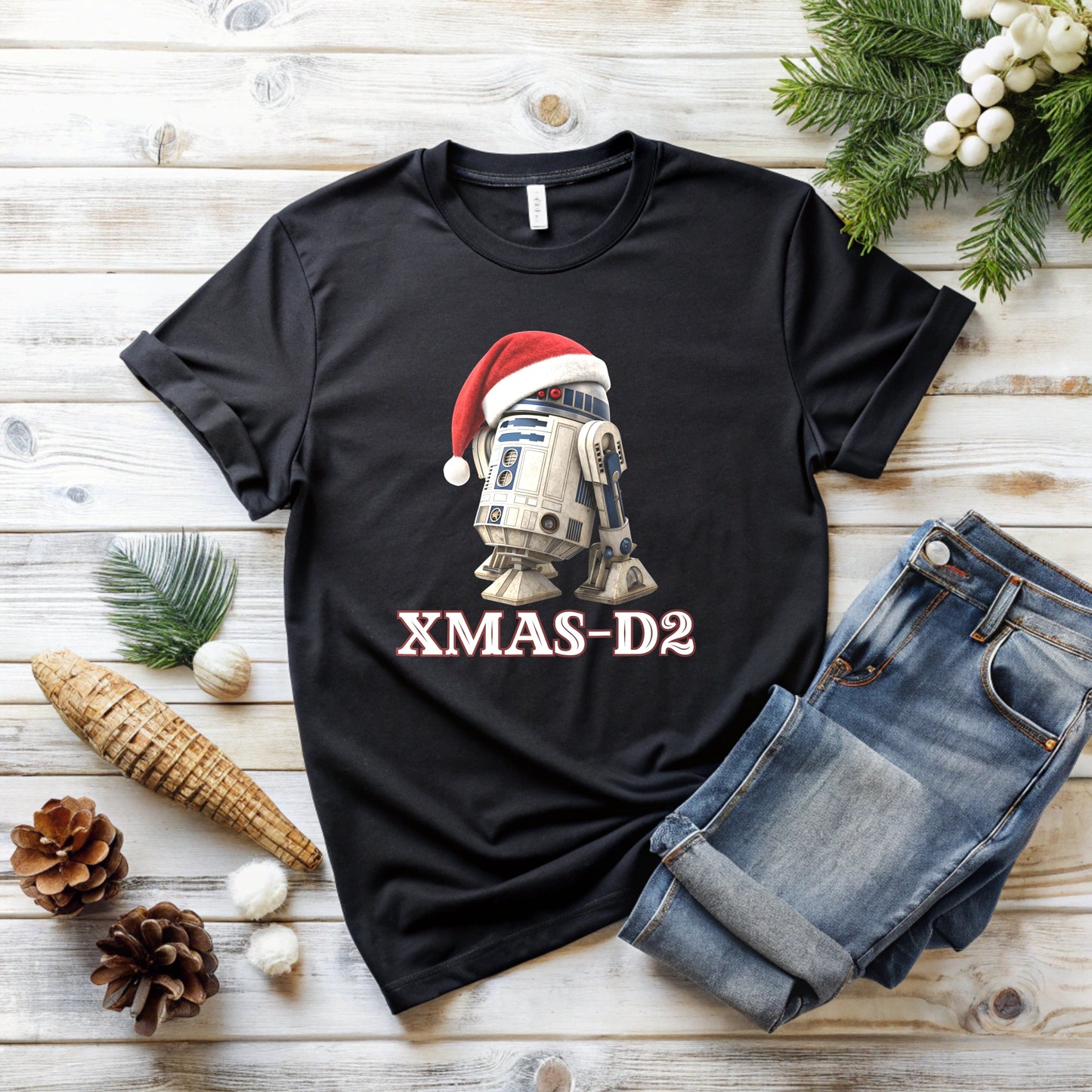 R2-D2 Santa's Hat Tee