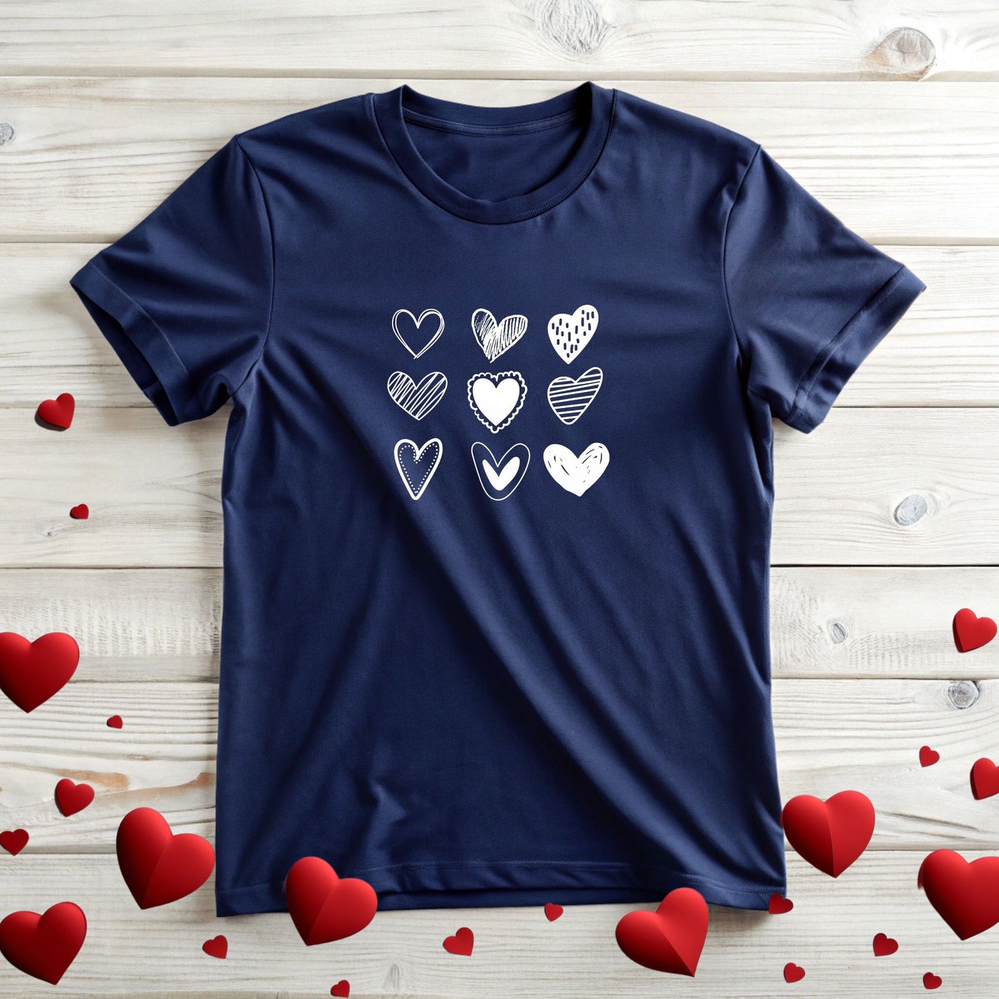 Heart Print Tee