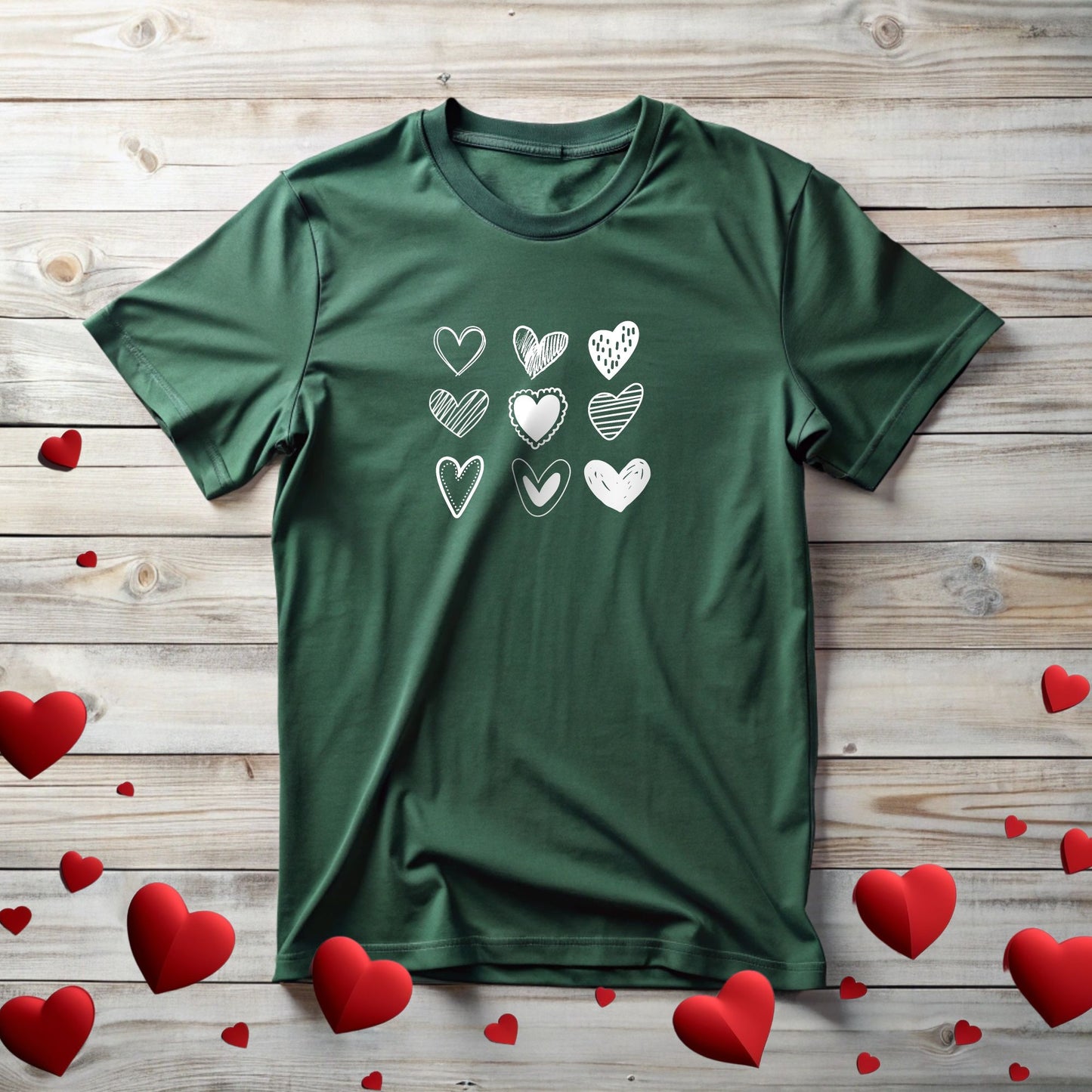 Heart Print Tee