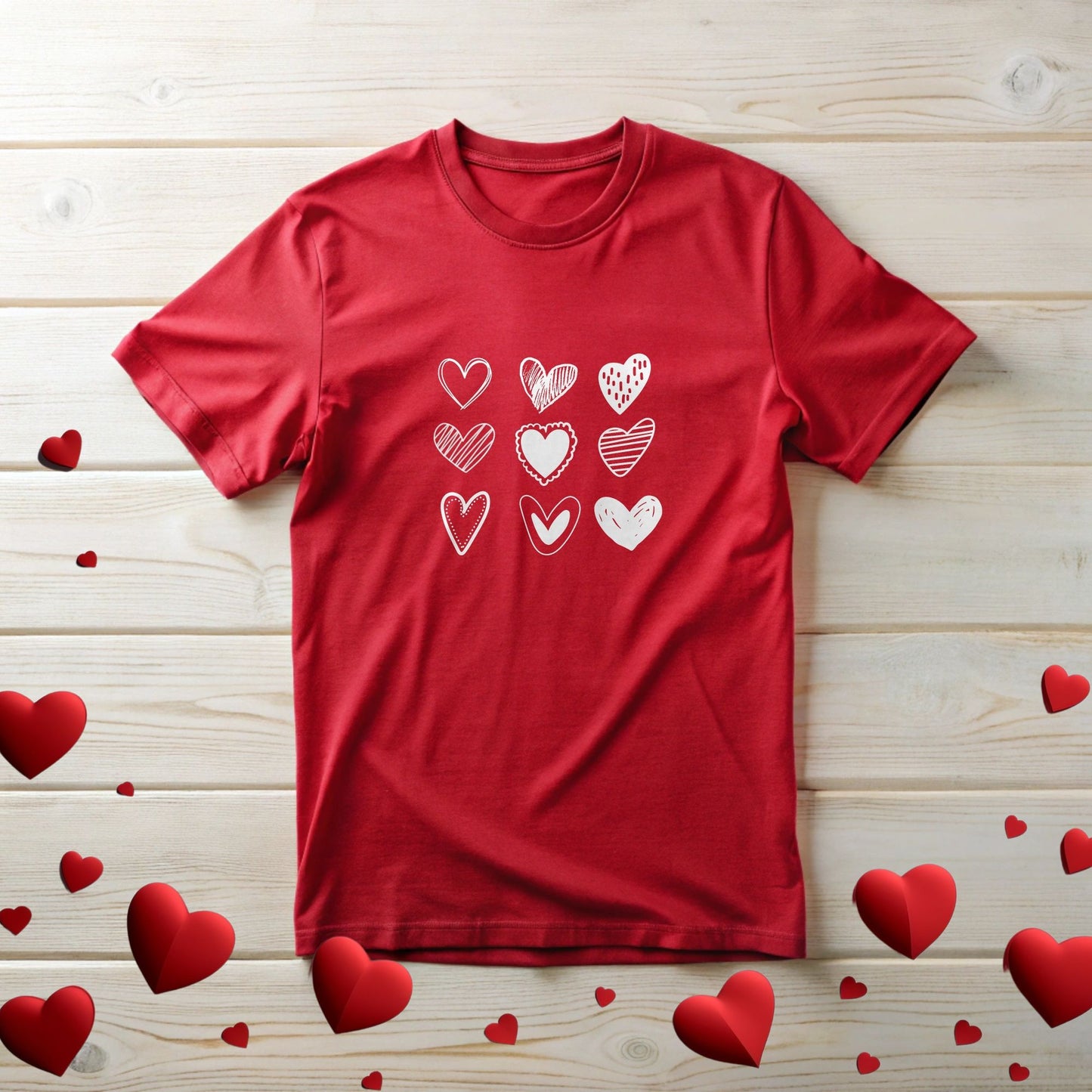 Heart Print Tee