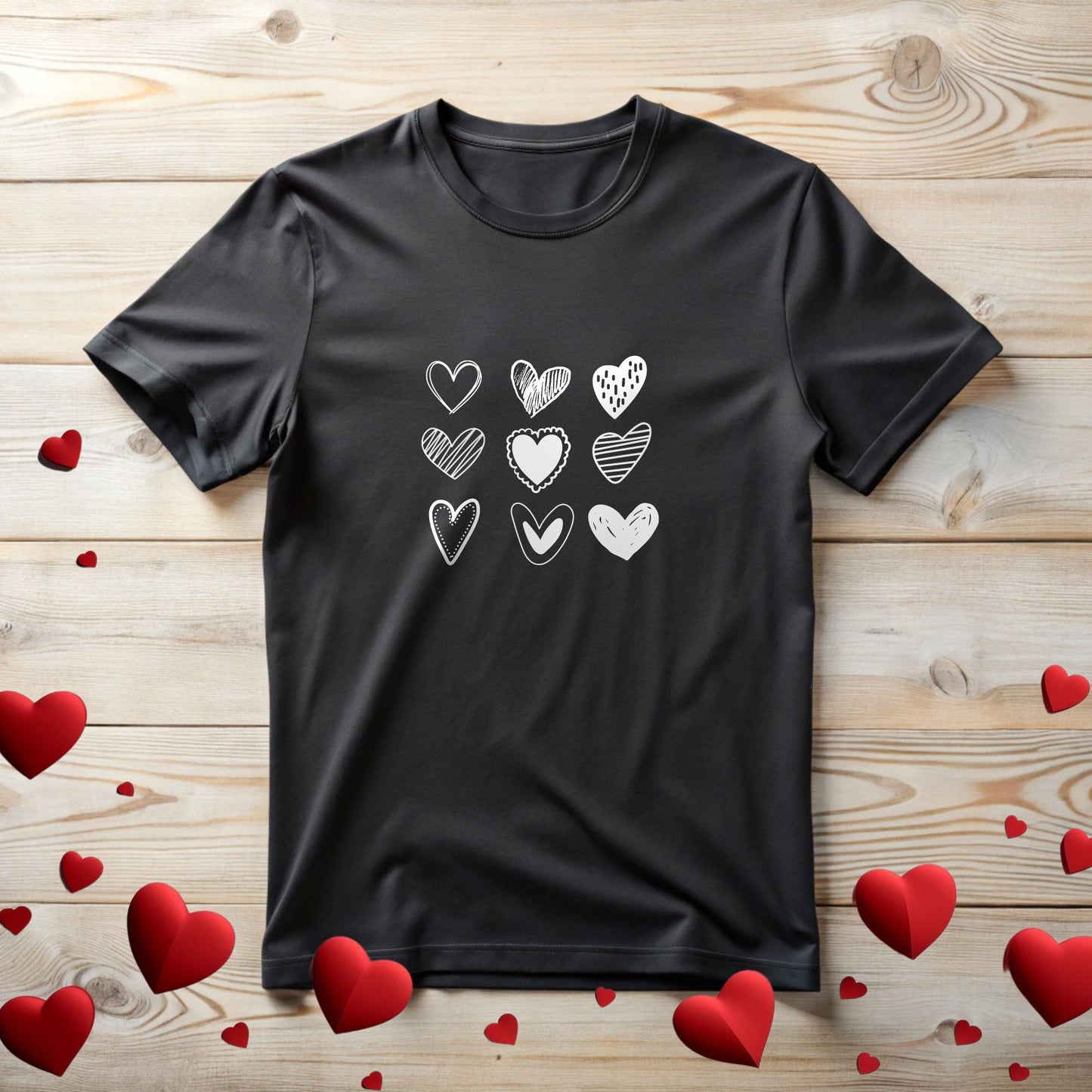 Heart Print Tee