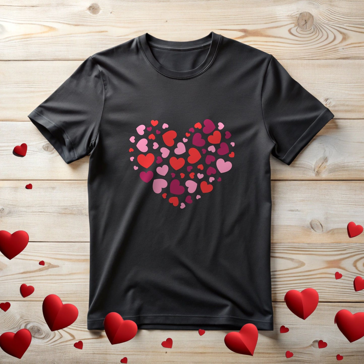 Heart Pattern Tee