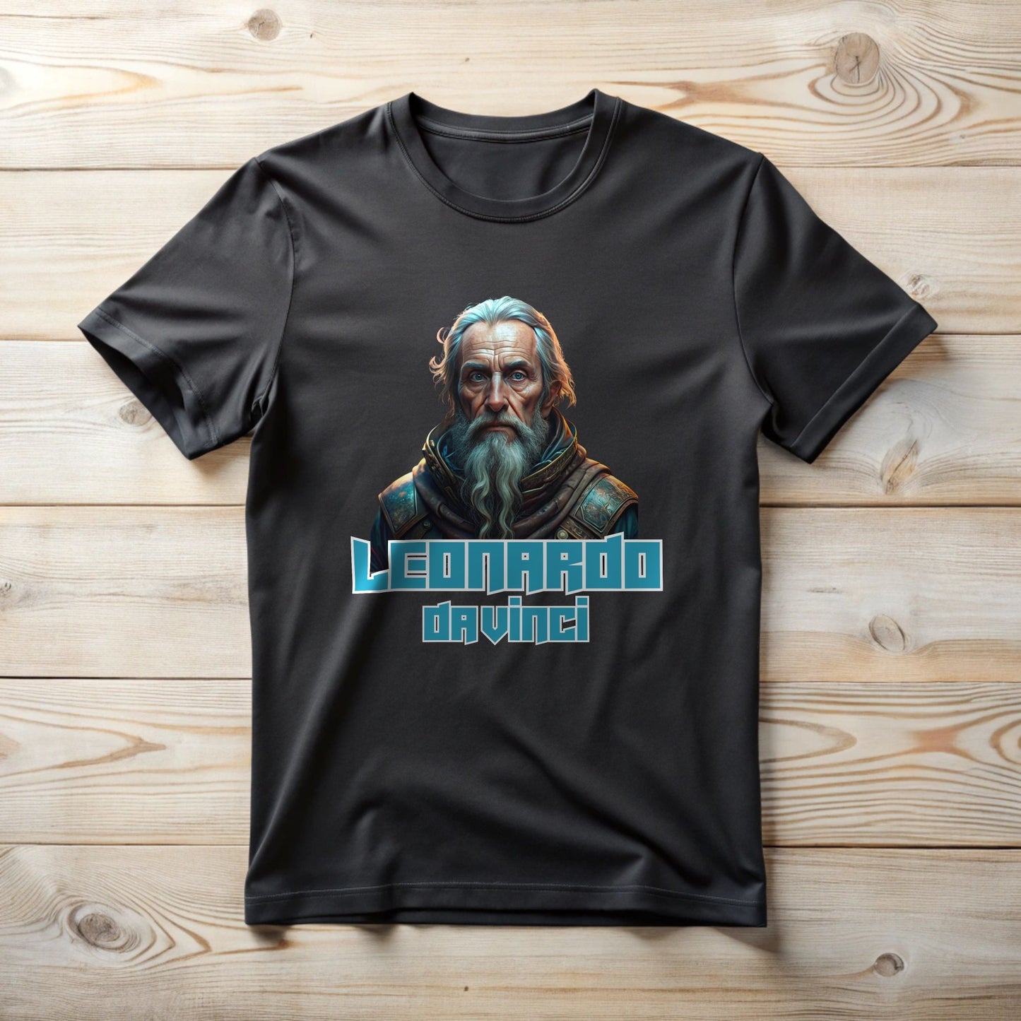 Leonardo da Vinci Cyberpunk Tee