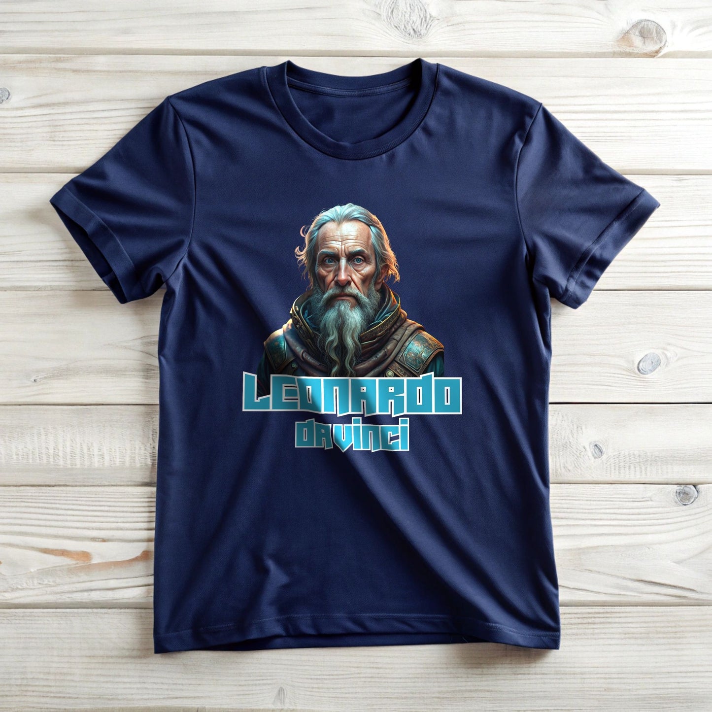 Leonardo da Vinci Cyberpunk Tee