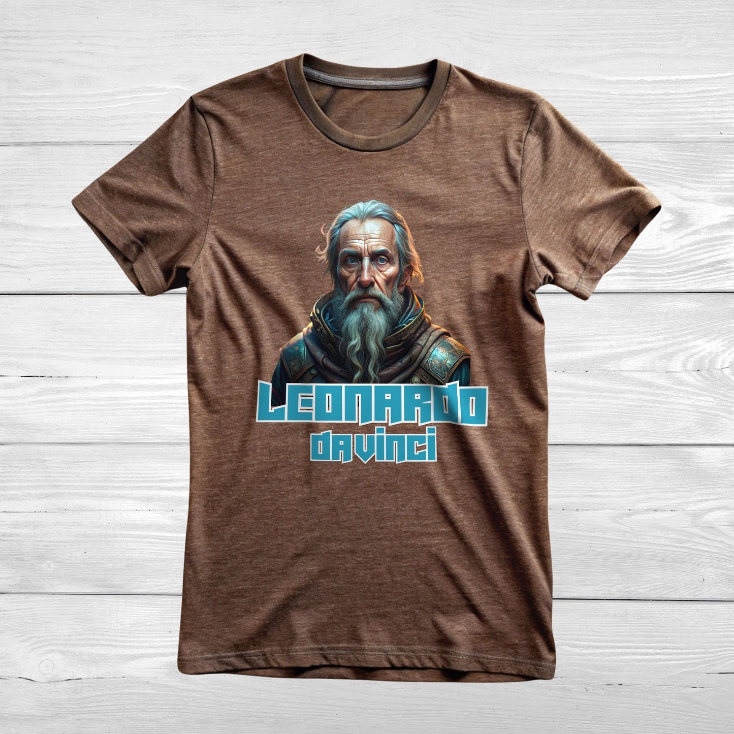 Leonardo da Vinci Cyberpunk Tee