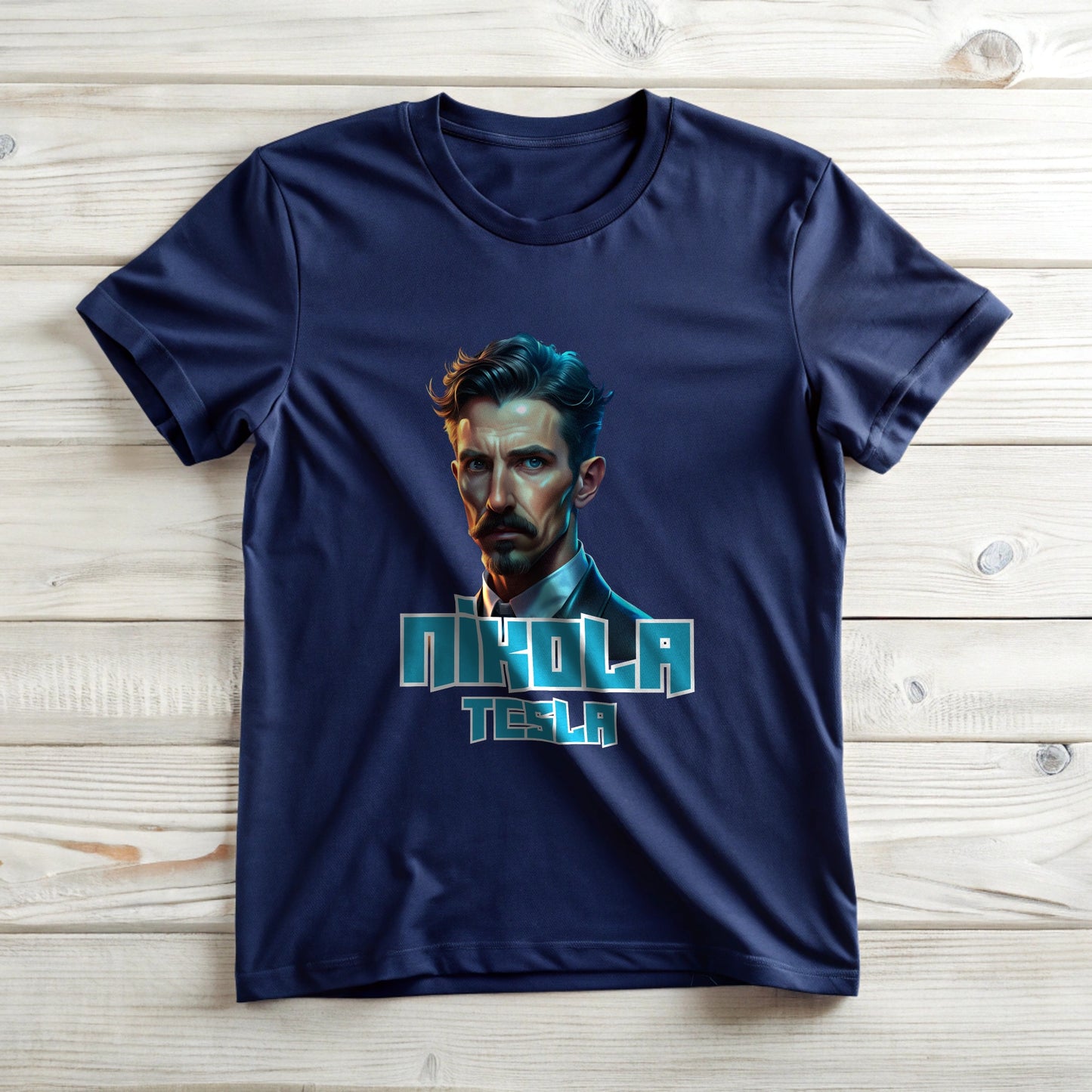Nikola Tesla Cyberpunk Tee