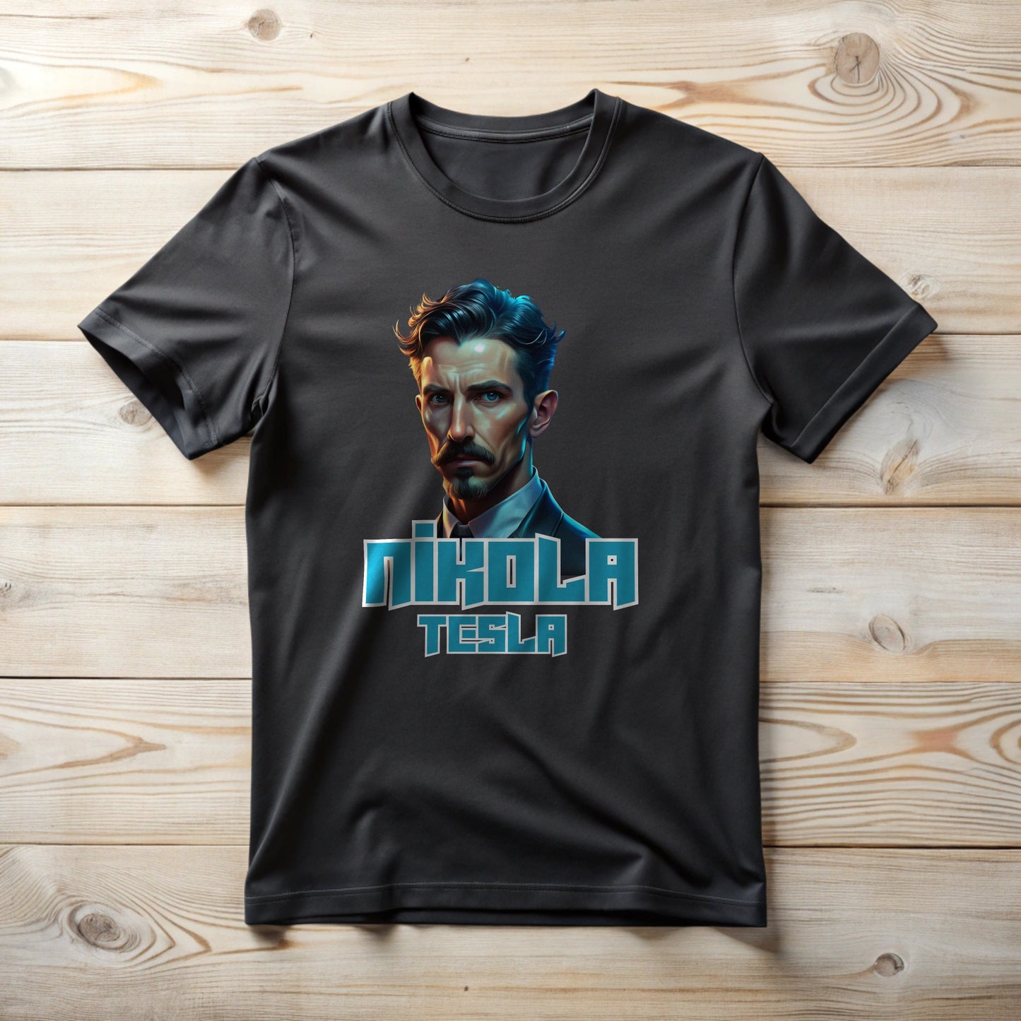 Nikola Tesla Cyberpunk Tee