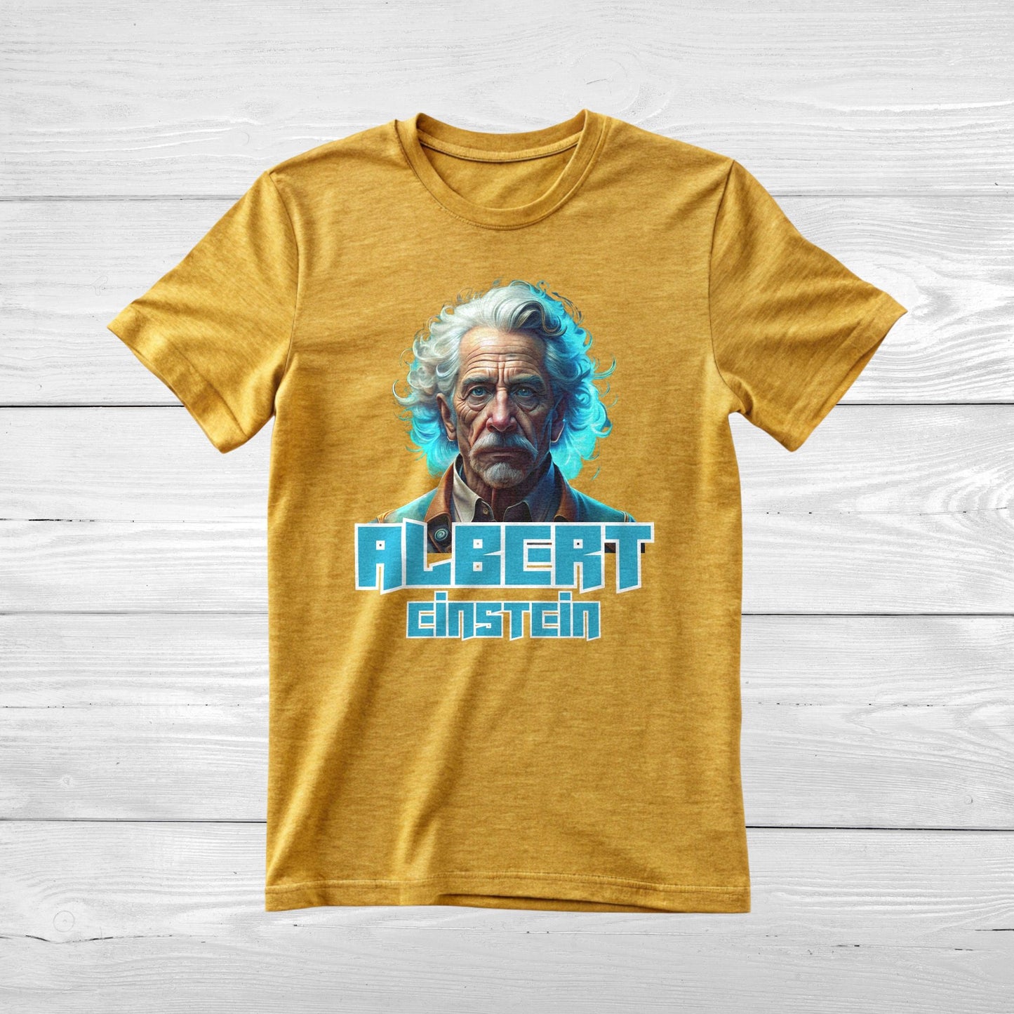 Albert Einstein Cyberpunk Tee