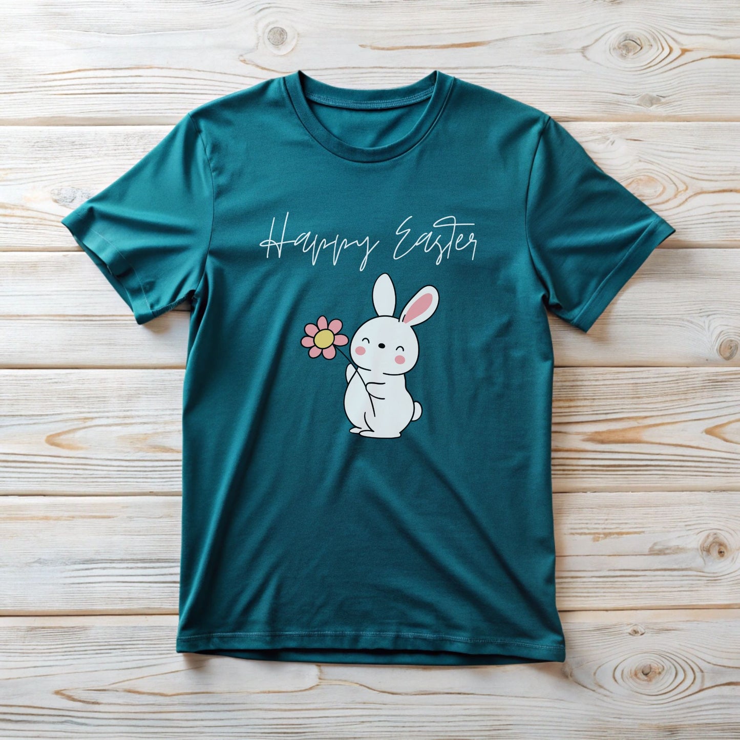 Bunny Flower Tee for Easter