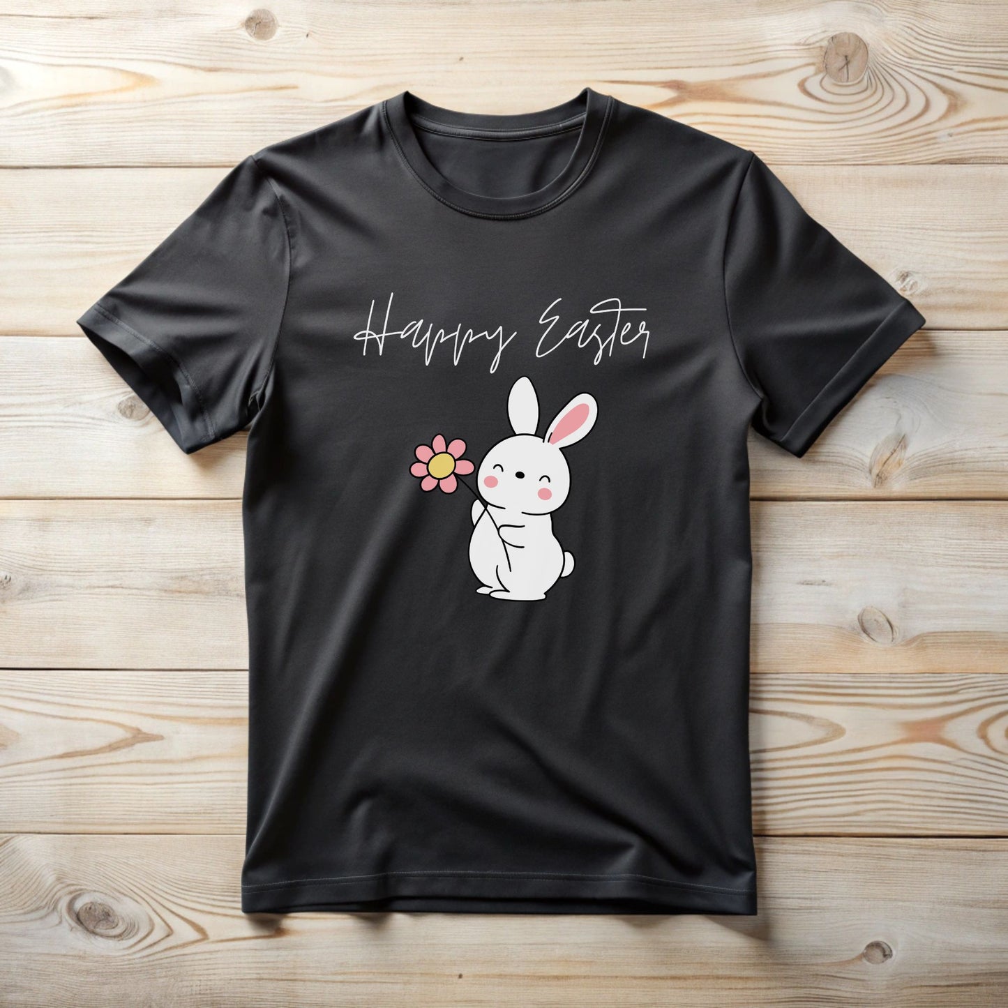 Bunny Flower Tee for Easter