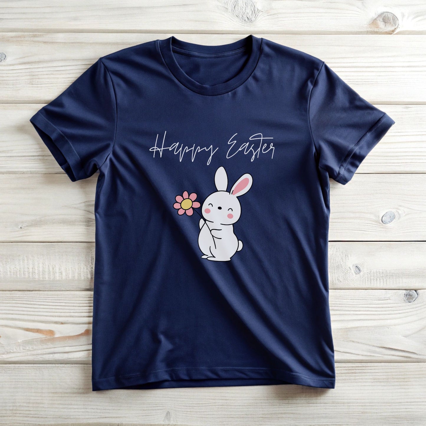 Bunny Flower Tee for Easter