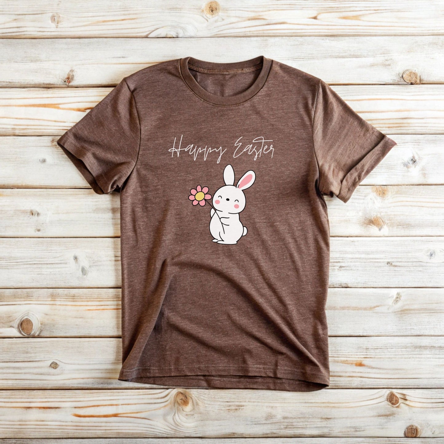 Bunny Flower Tee for Easter