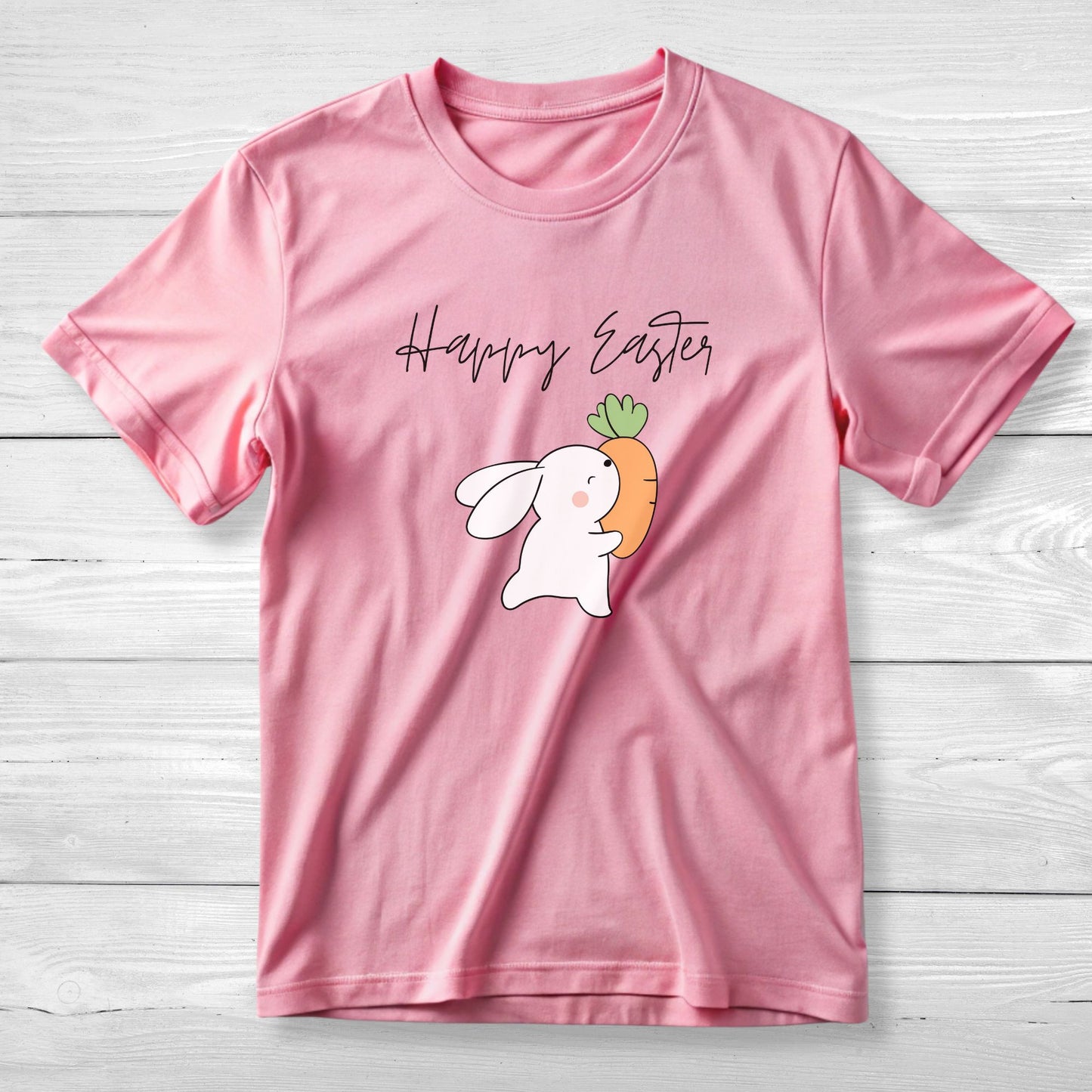 Bunny carries the carrot T-Shirt for Easter