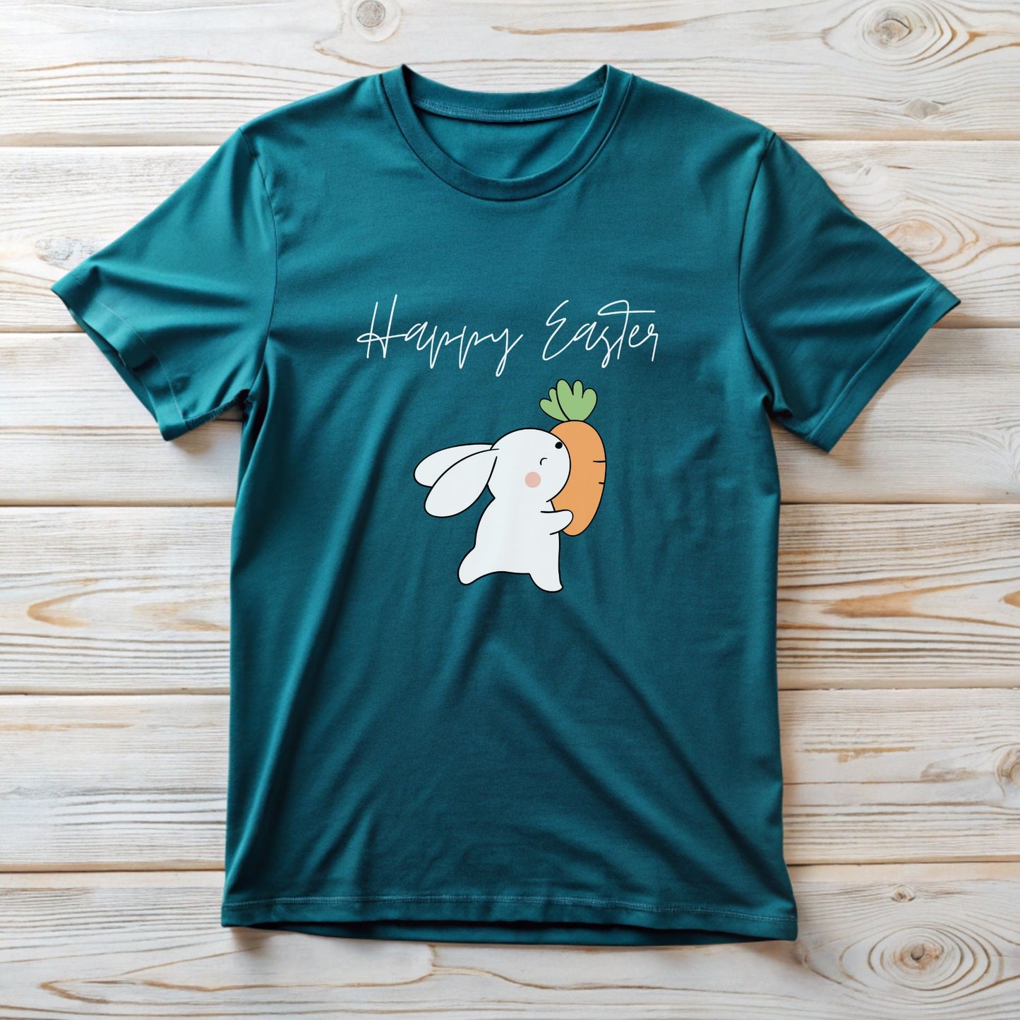 Bunny carries the carrot T-Shirt for Easter