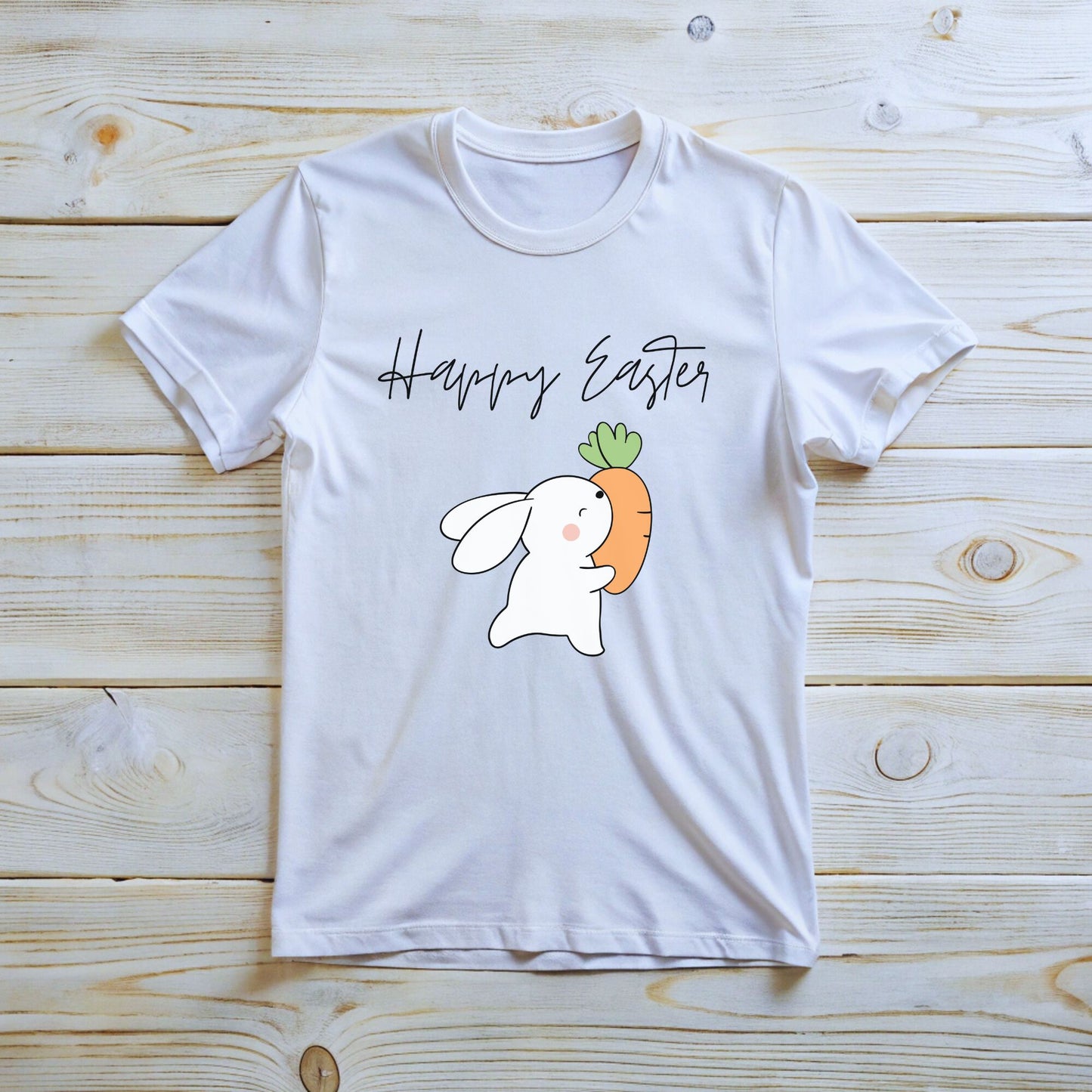Bunny carries the carrot T-Shirt for Easter