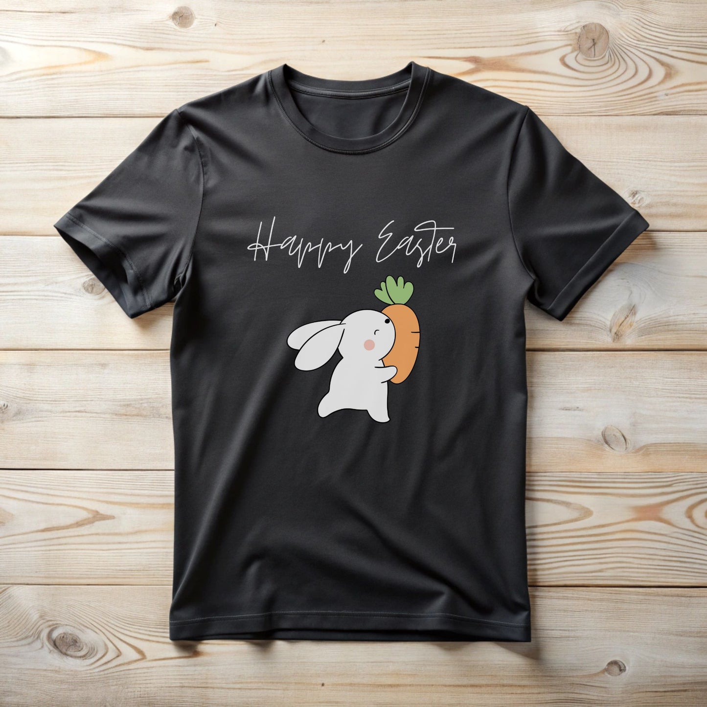 Bunny carries the carrot T-Shirt for Easter