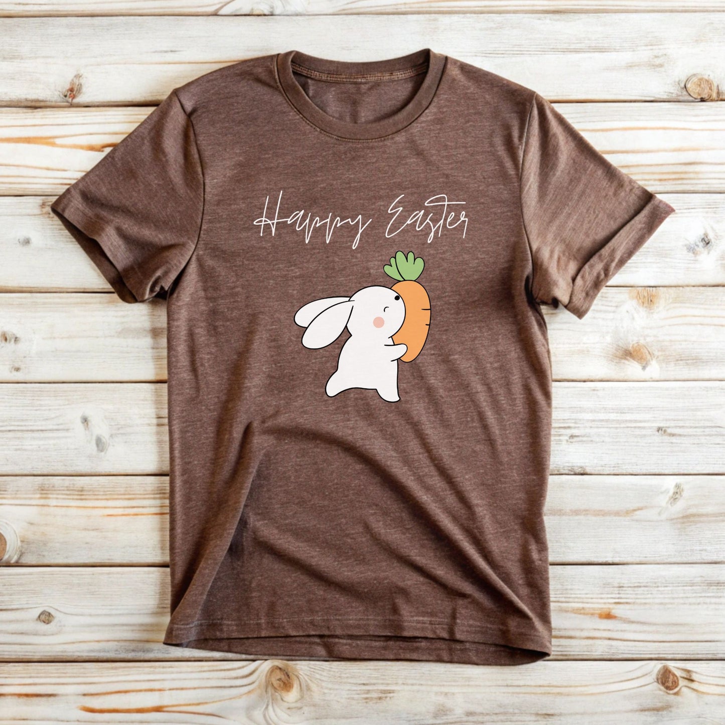 Bunny carries the carrot T-Shirt for Easter