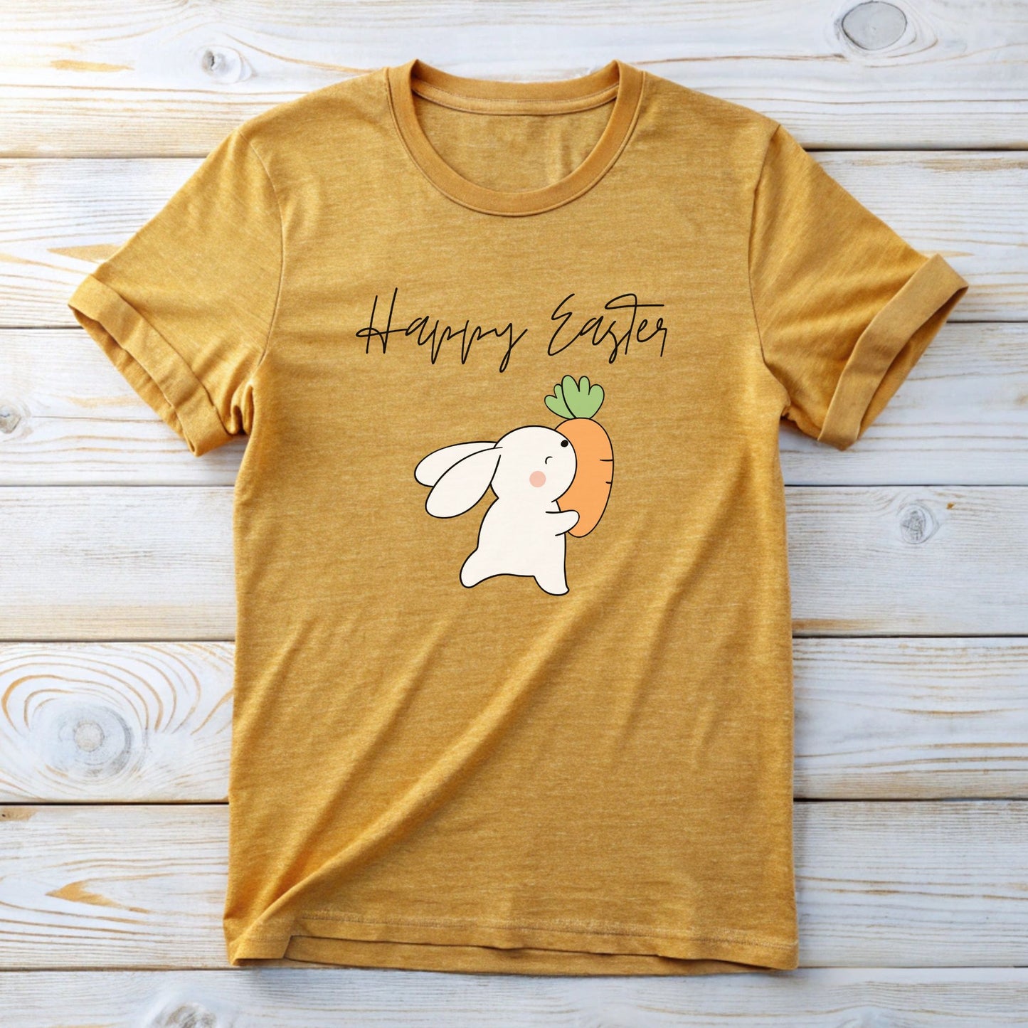 Bunny carries the carrot T-Shirt for Easter