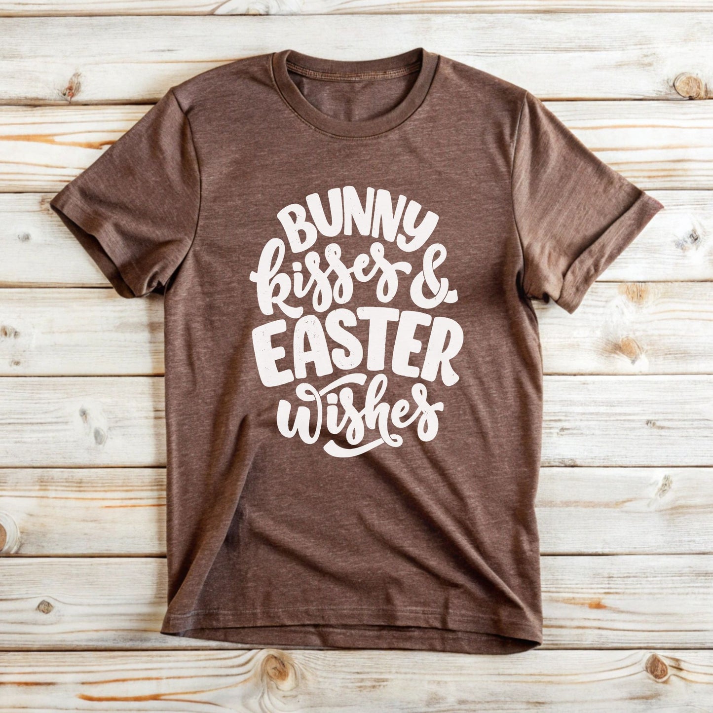 Bunny Kisses Easter Wishes Tee