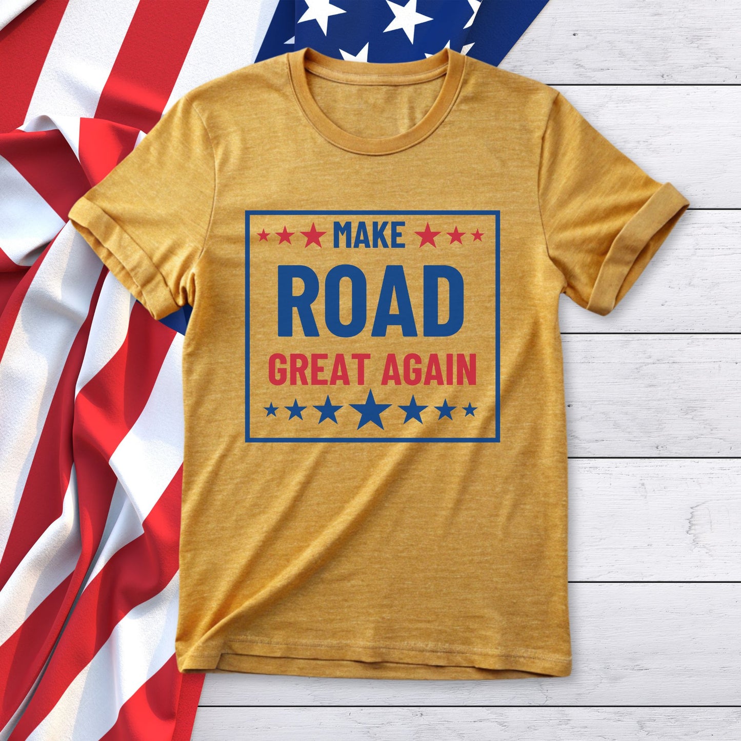 Make ROAD Great Again Unisex Jersey Short Sleeve Tee