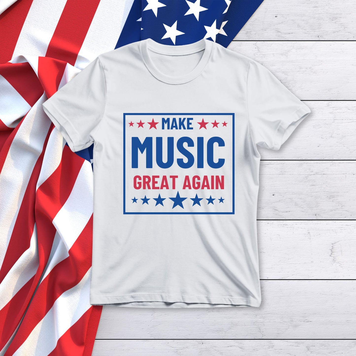 Make MUSIC Great Again Music Lover Tee