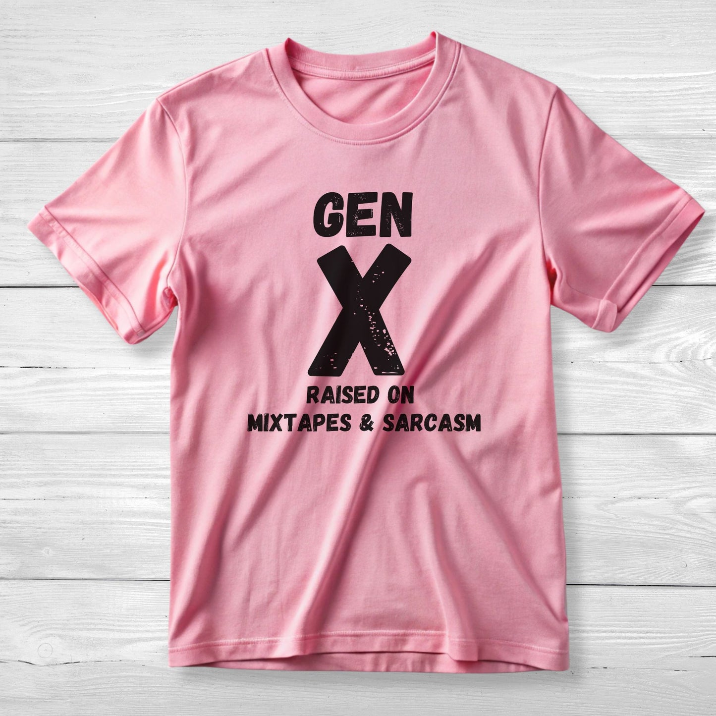 GEN X Raised on Mixtapes and Sarcasm Unisex Tee