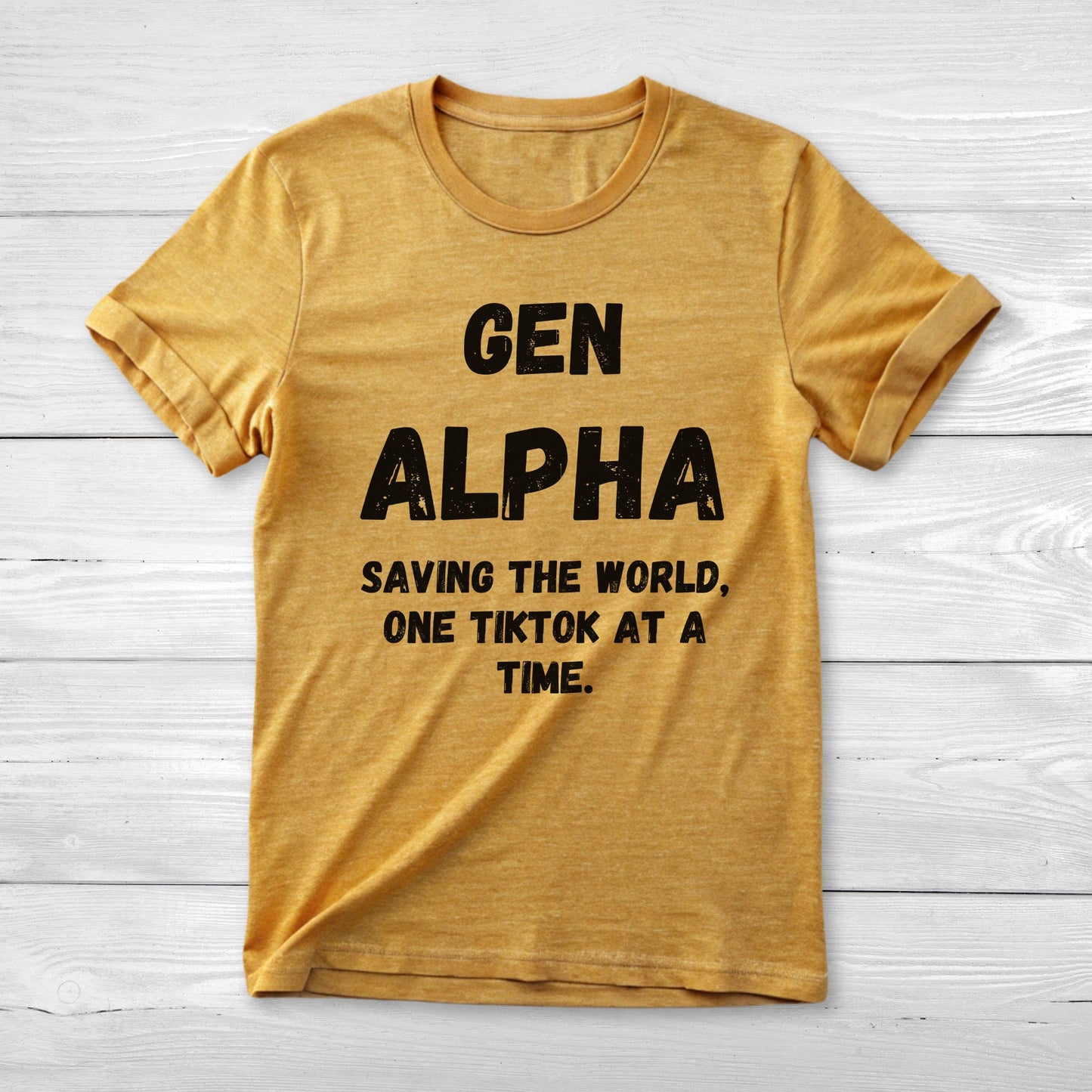 GEN Alpha Saving the World TikTok Shirt