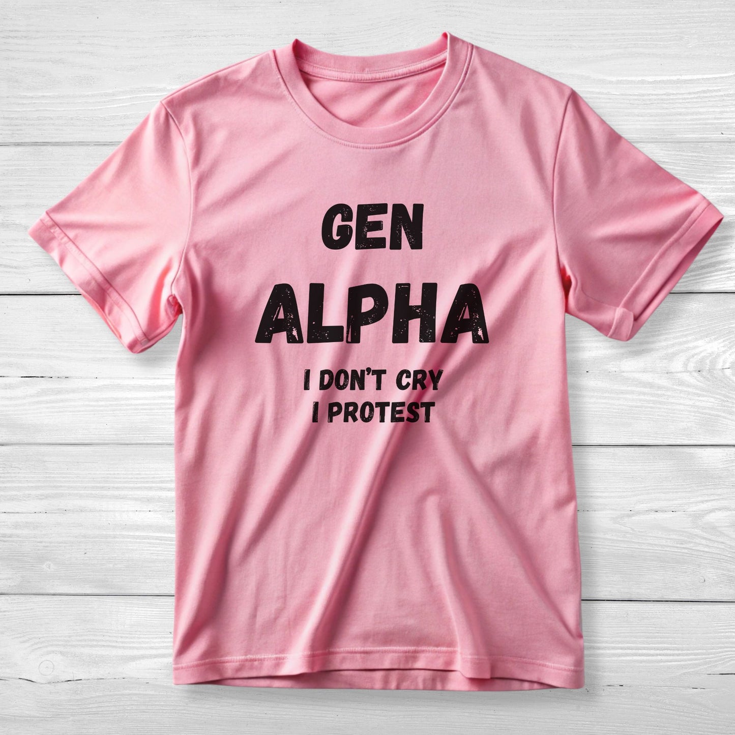 GEN Alpha I don’t cry, I Protest