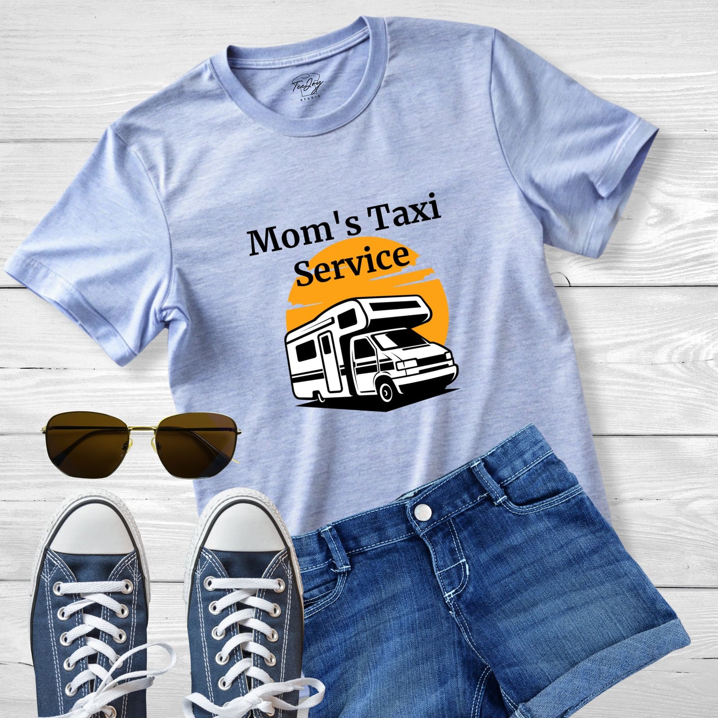 Mom's Taxi Service - Campervan -Tee
