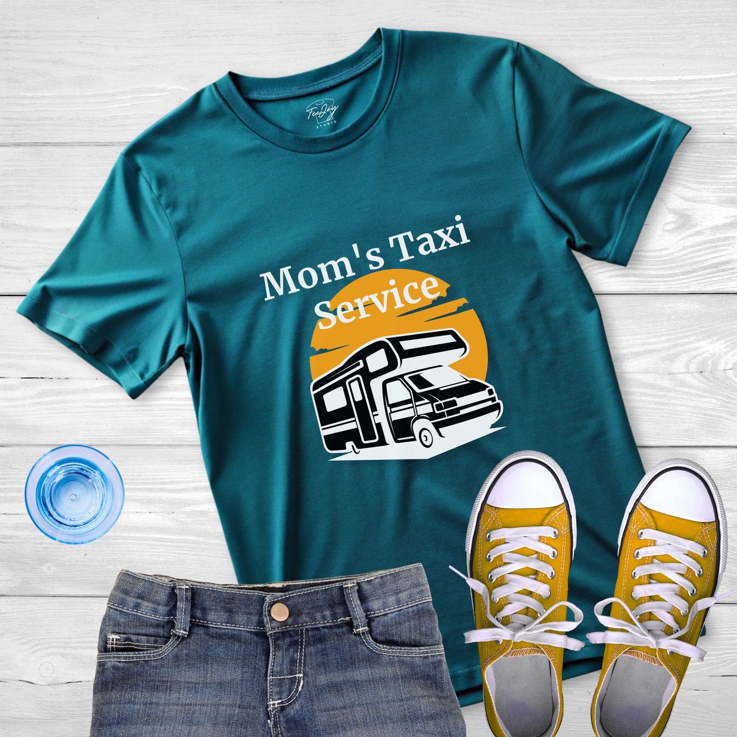 Mom's Taxi Service - Campervan -Tee