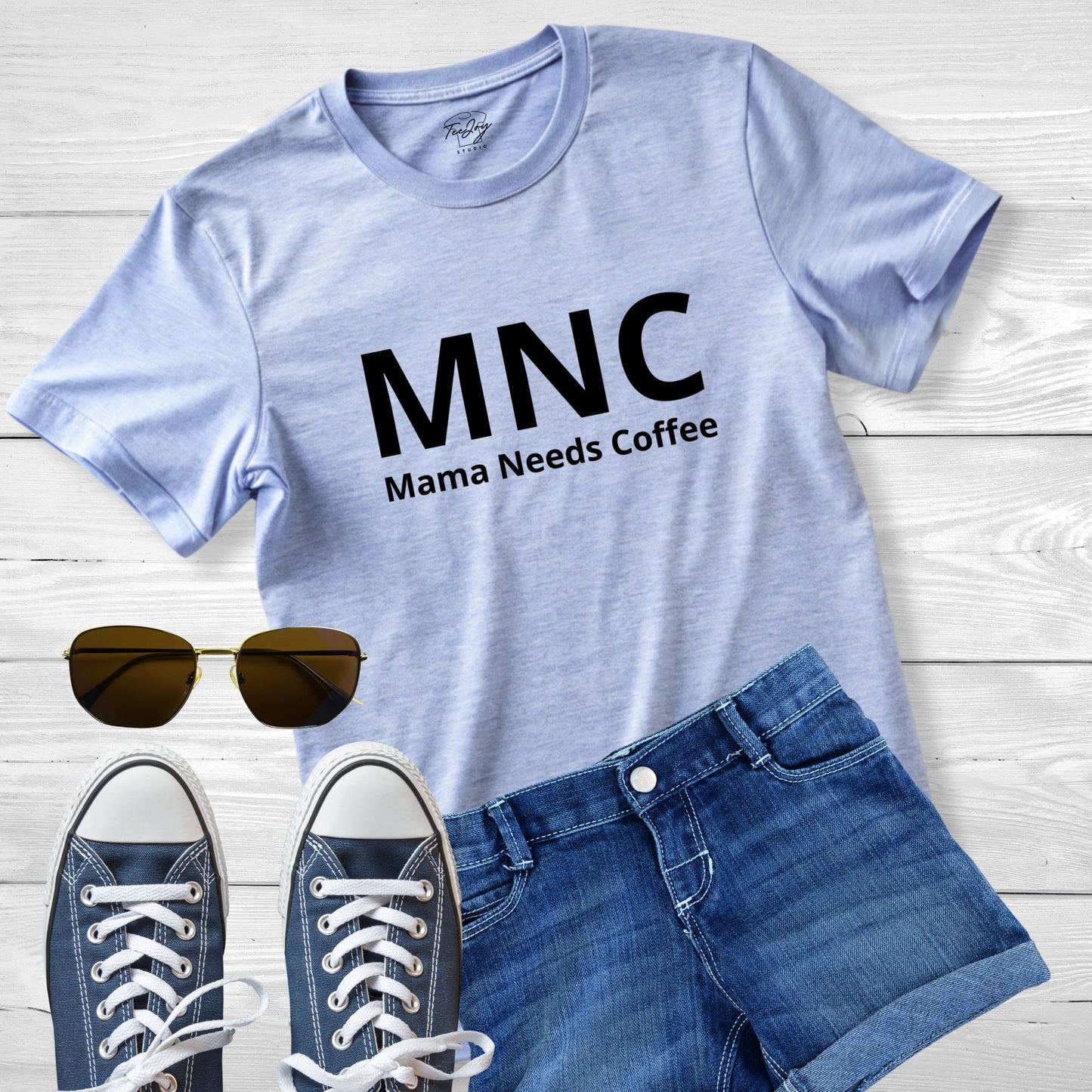 MNC: Mama Needs Coffee Mother's Day Tee
