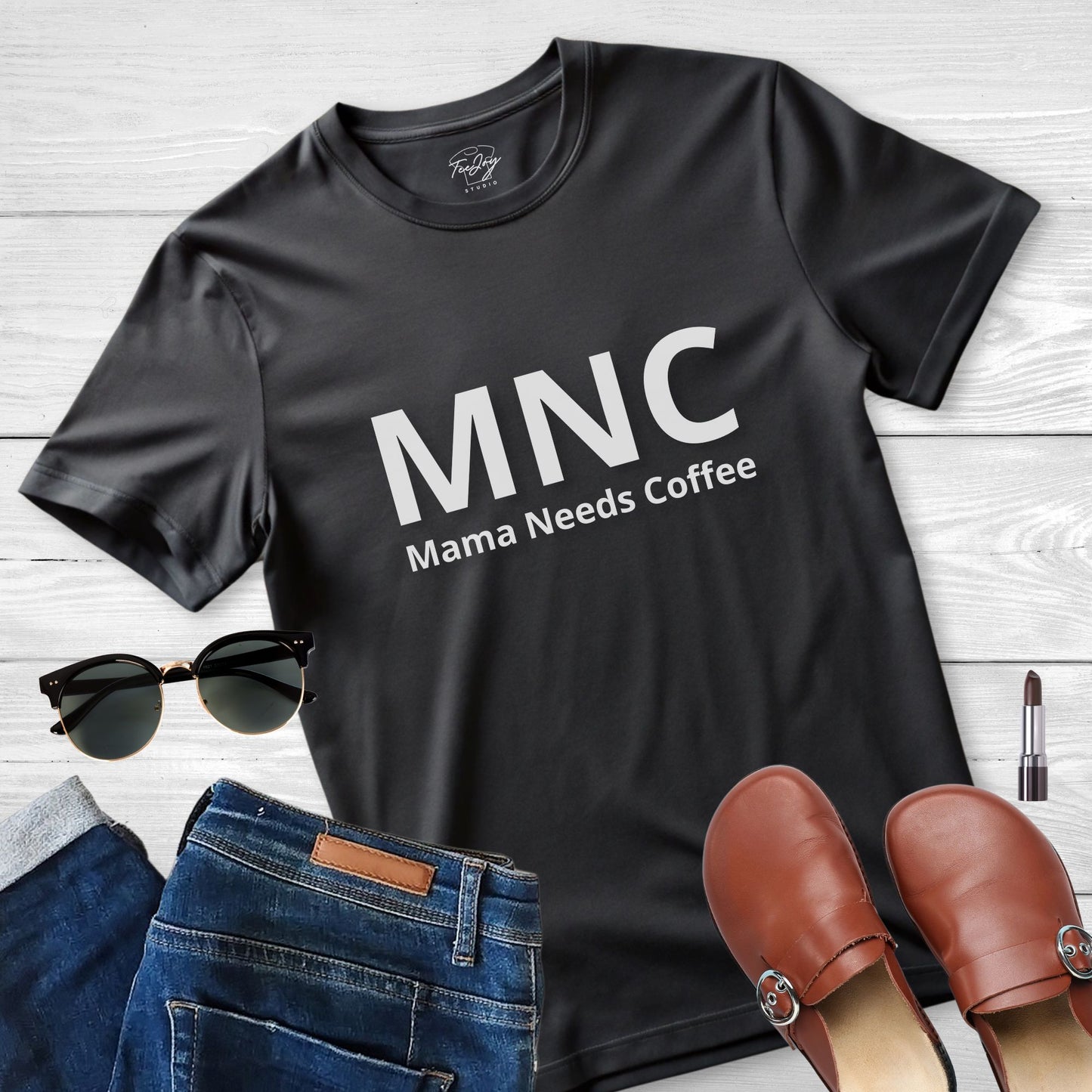 MNC: Mama Needs Coffee Mother's Day Tee