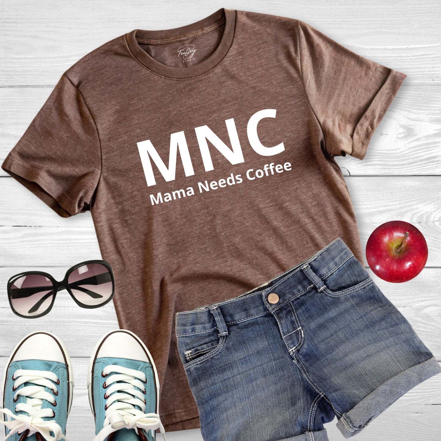 MNC: Mama Needs Coffee Mother's Day Tee