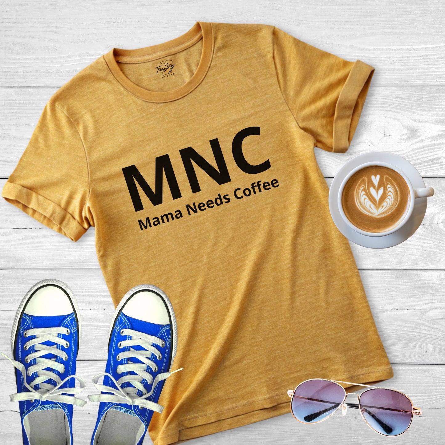 MNC: Mama Needs Coffee Mother's Day Tee