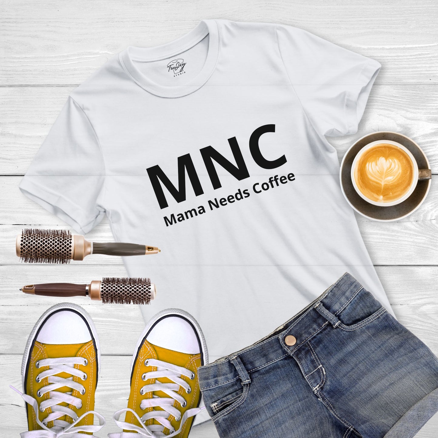MNC: Mama Needs Coffee Mother's Day Tee
