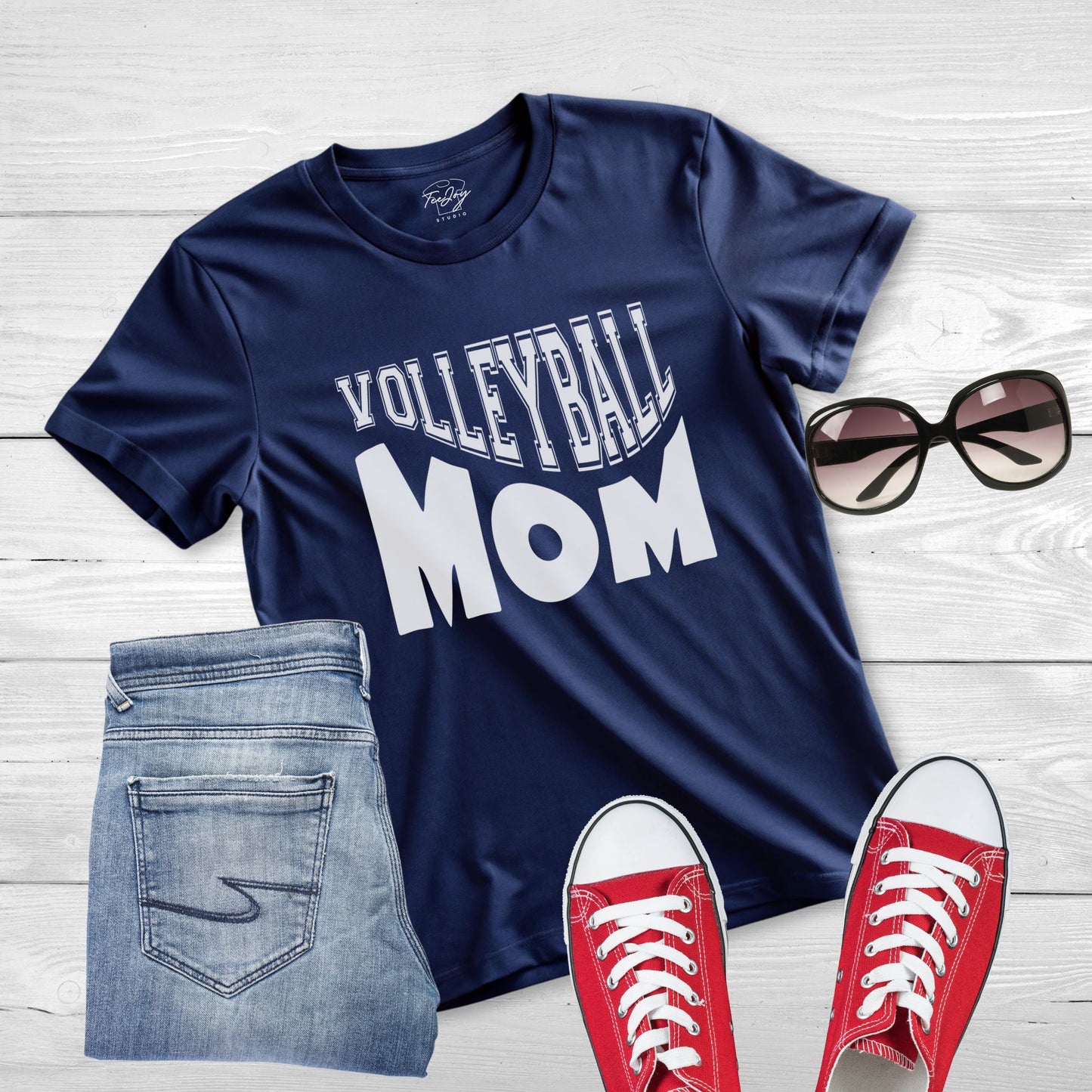 Volleyball Mom: Court Champion Tee