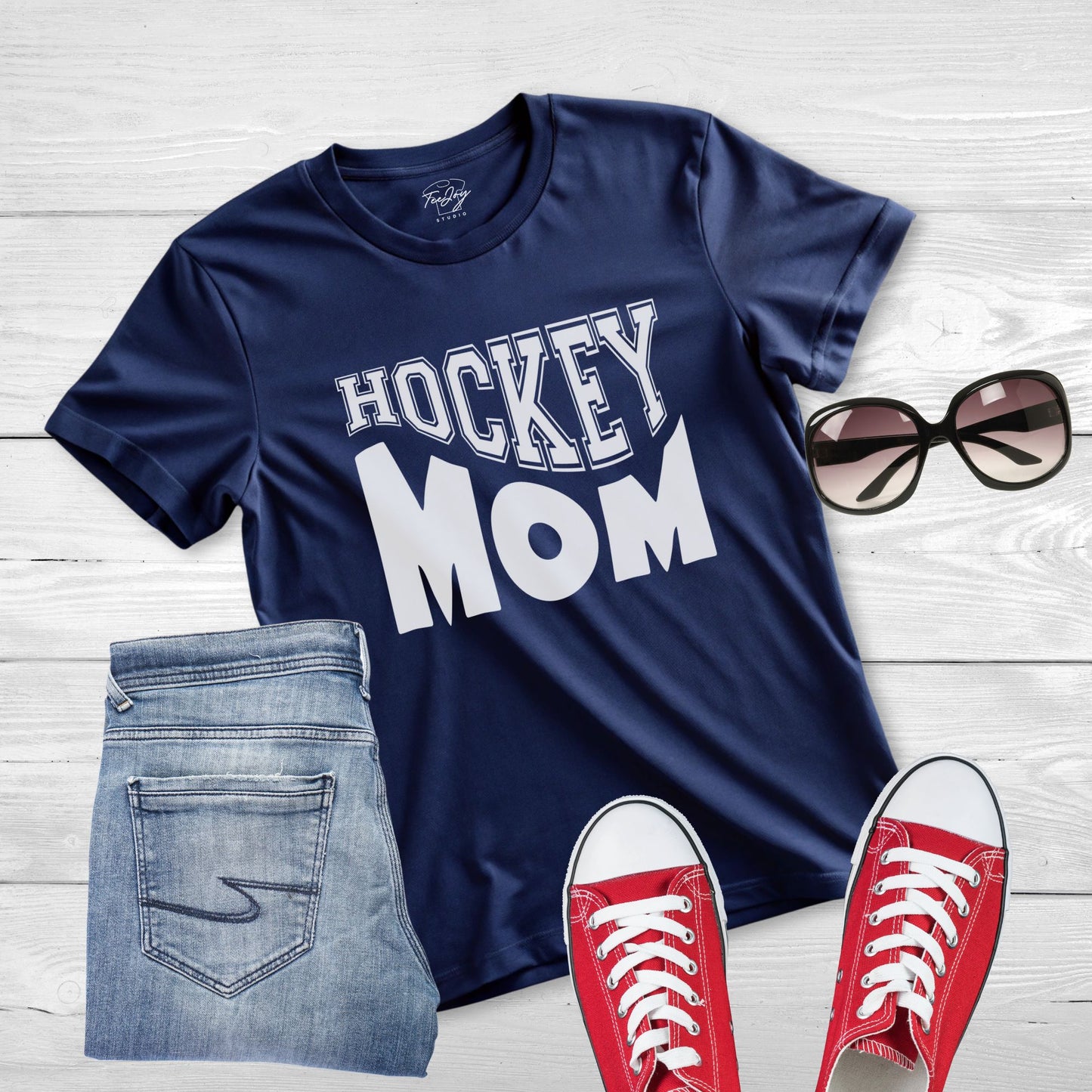 Hockey Mom: Ice Rink Royalty Tee