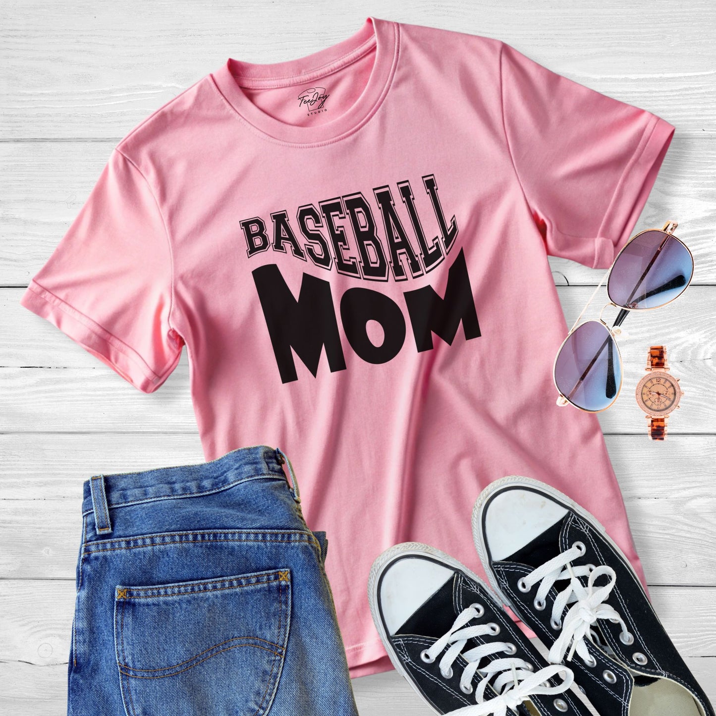 Baseball Mom: Diamond Diva Tee
