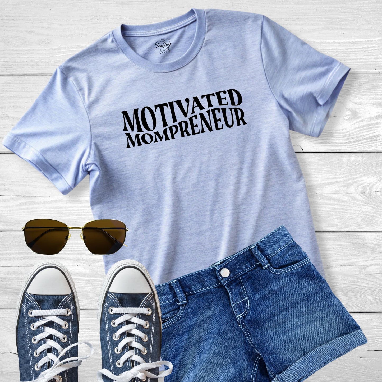 Motivated Mompreneur: Empowerment Tee for Dynamic Moms