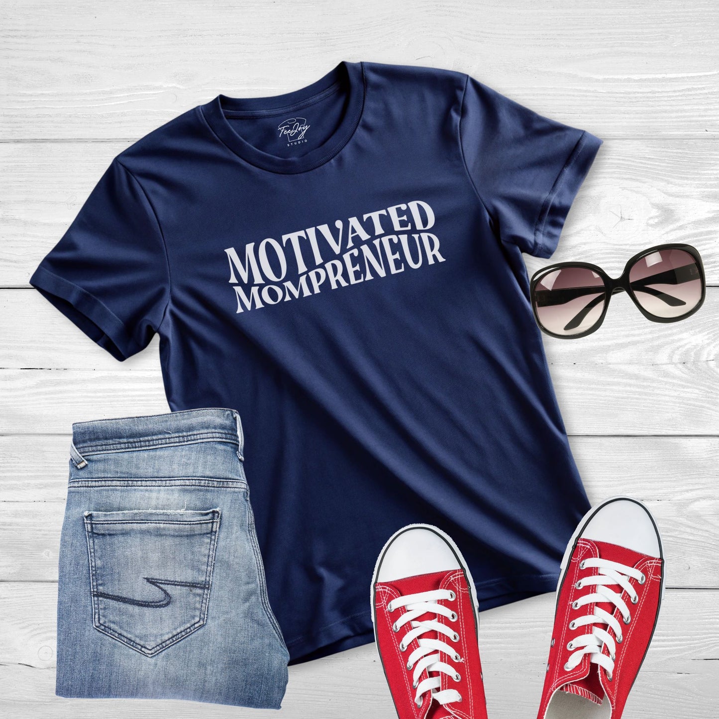 Motivated Mompreneur: Empowerment Tee for Dynamic Moms