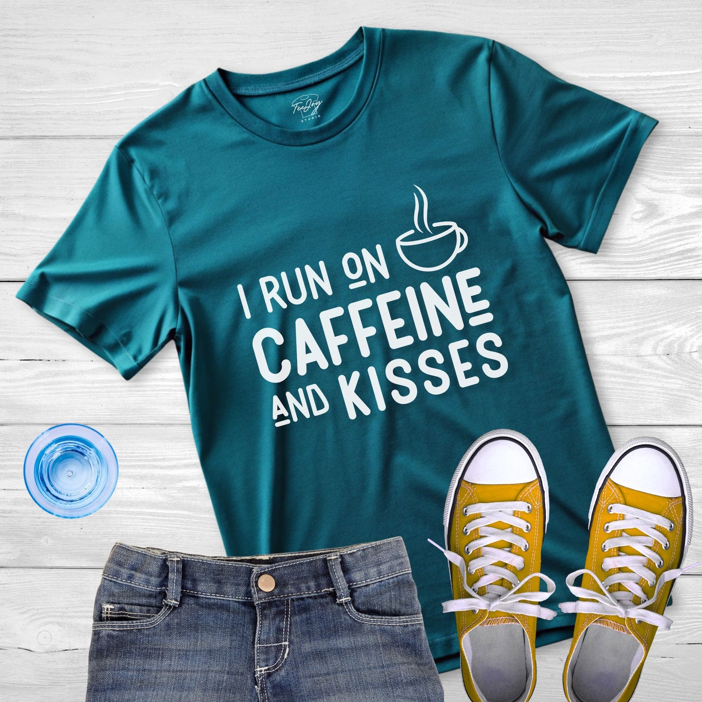 Caffeine & Kisses: The Ultimate Mom Fuel T-Shirt