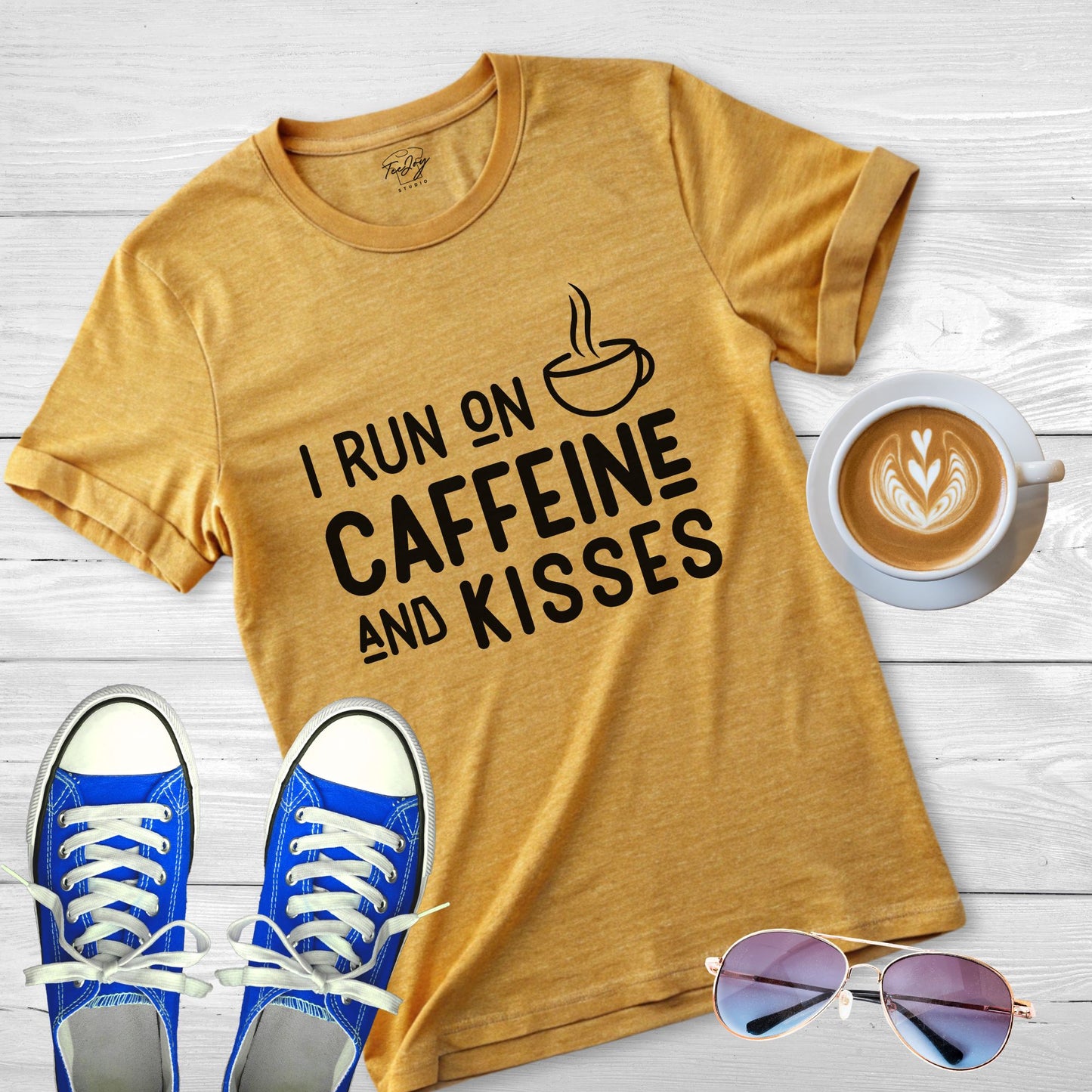 Caffeine & Kisses: The Ultimate Mom Fuel T-Shirt