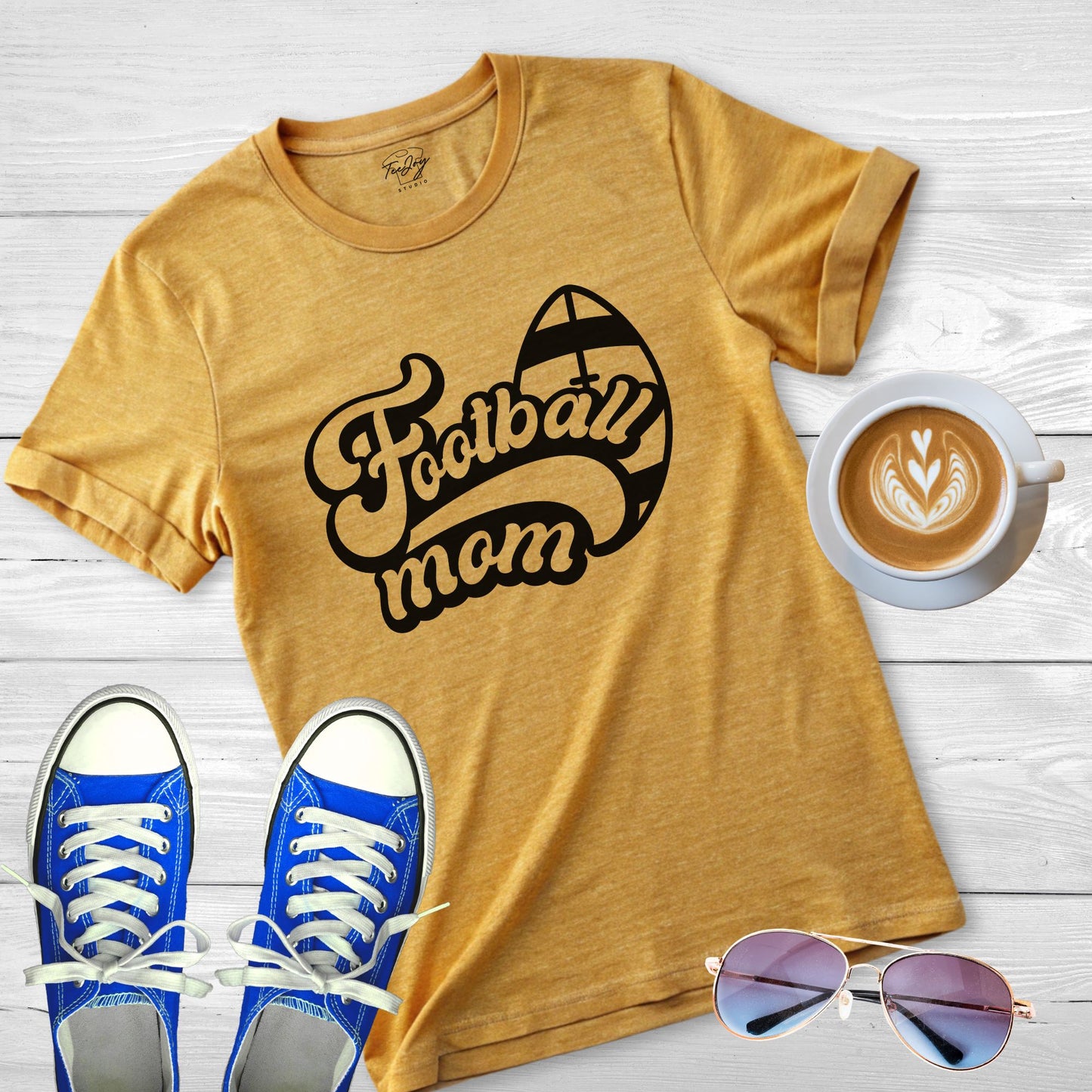 Touchdown Mama: Football Mom T-Shirt