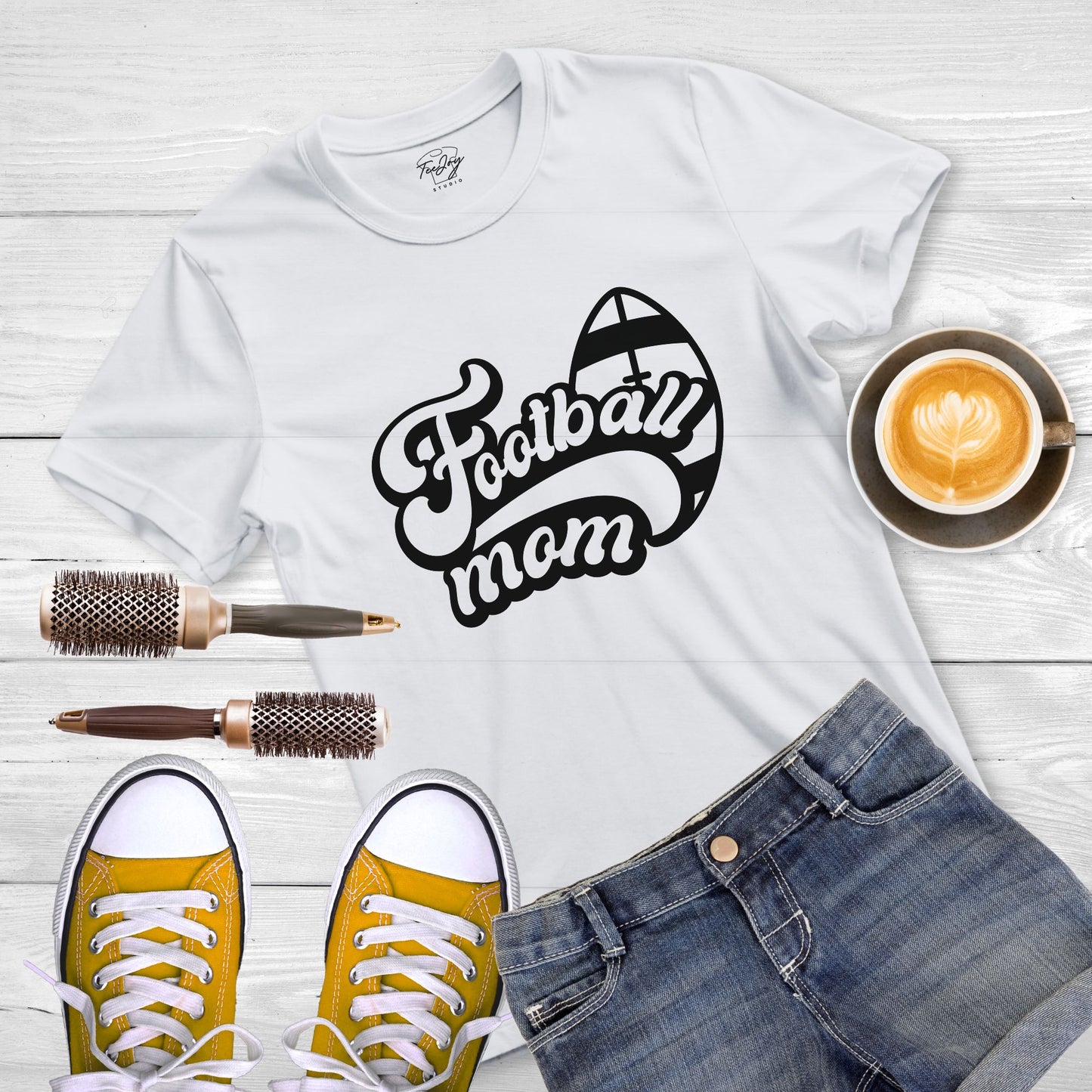 Touchdown Mama: Football Mom T-Shirt