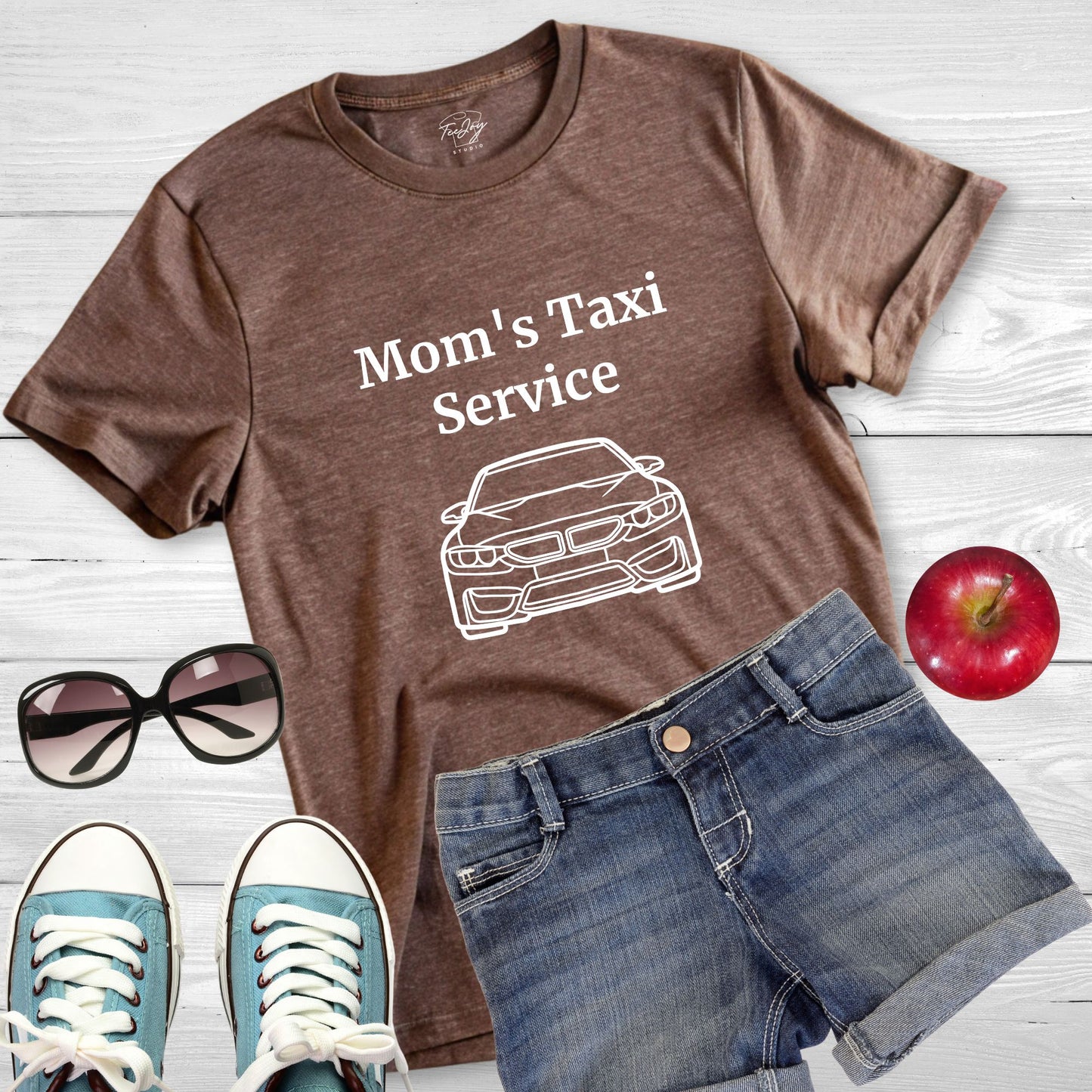 Mom's Taxi Service - BMW -Tee