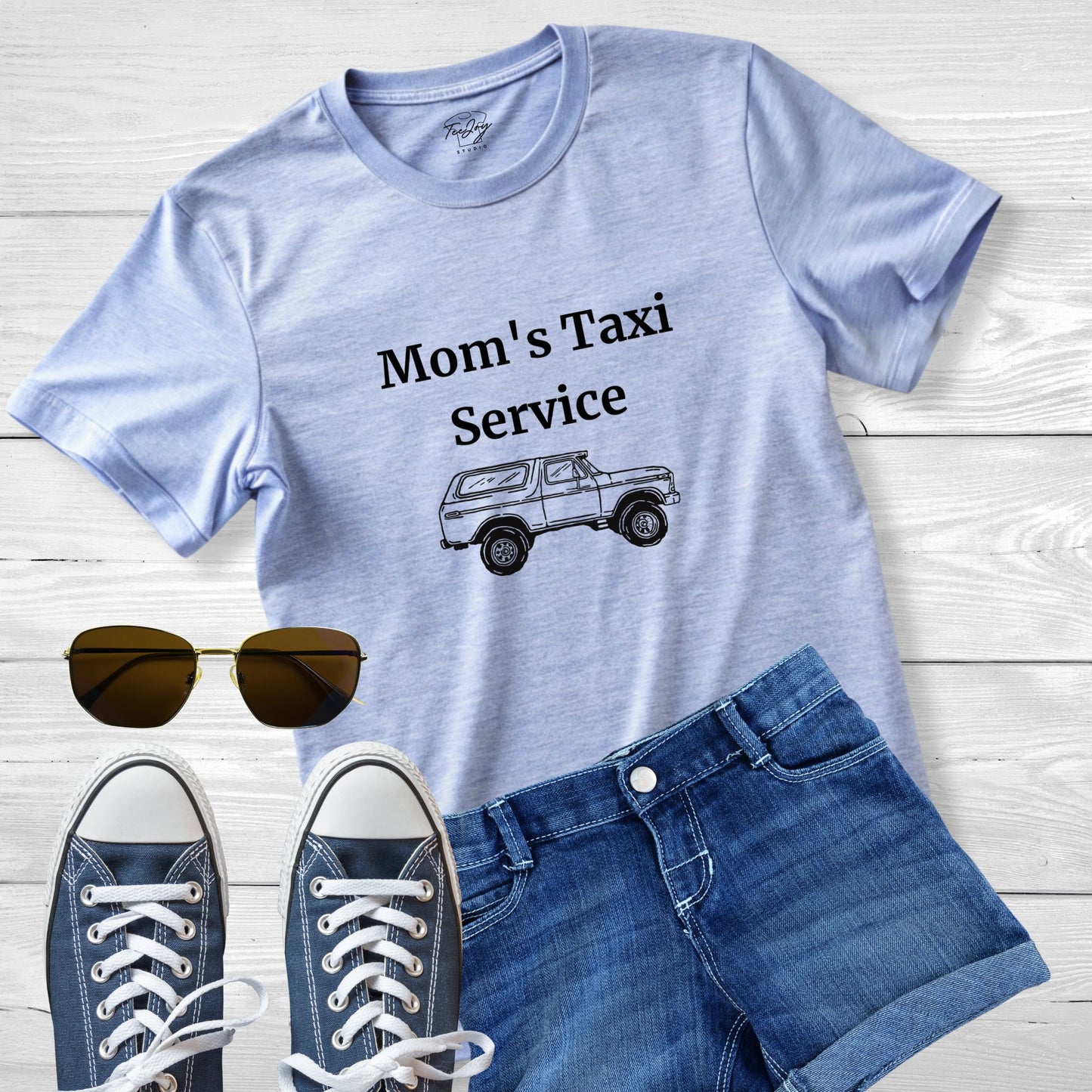 Mom's Taxi Service - Chevy Blazer -Tee