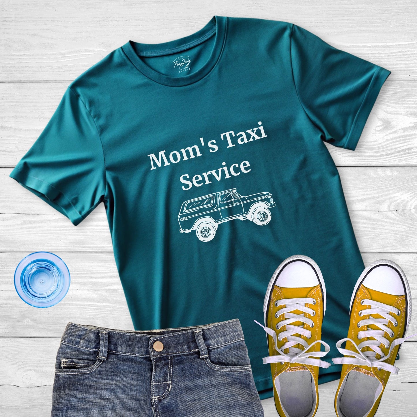 Mom's Taxi Service - Chevy Blazer -Tee