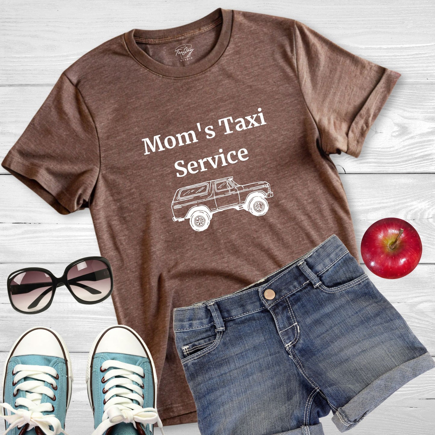 Mom's Taxi Service - Chevy Blazer -Tee