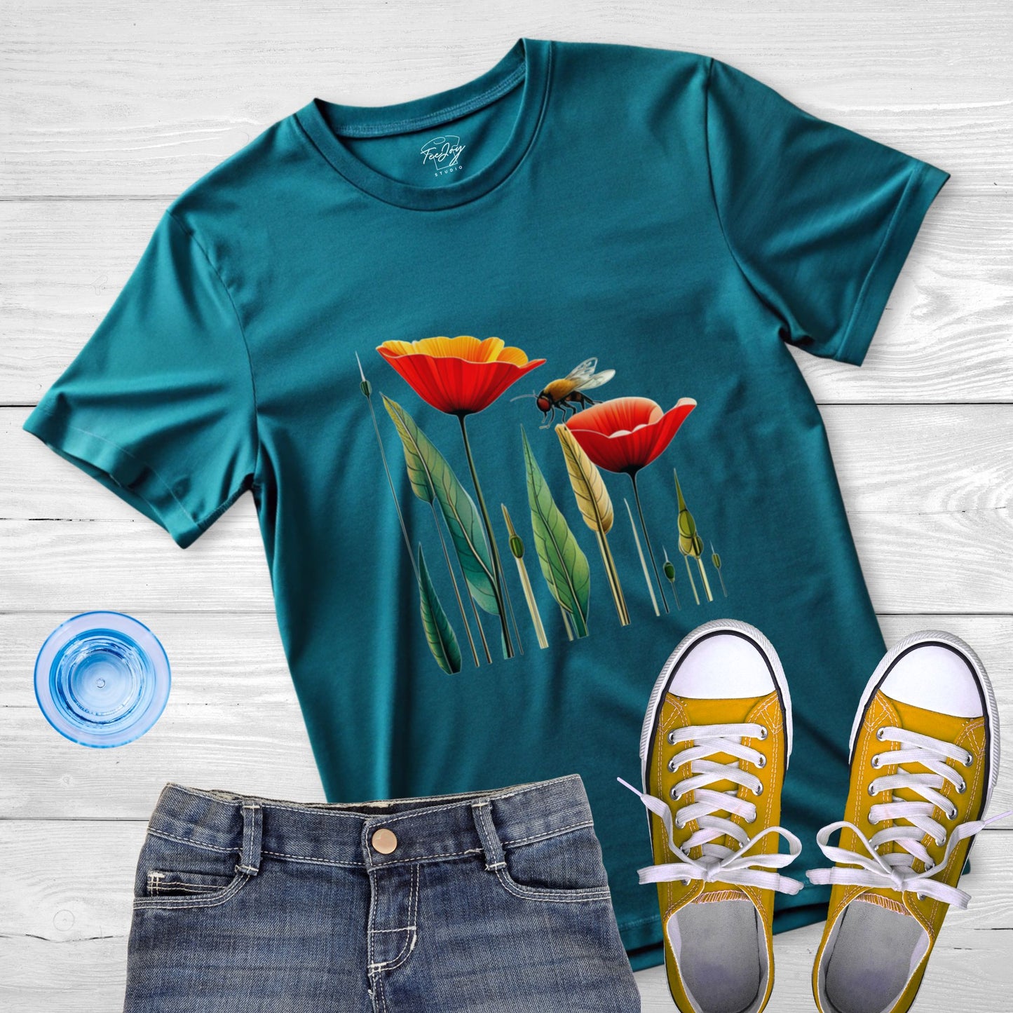 Poppy and Bee Tee