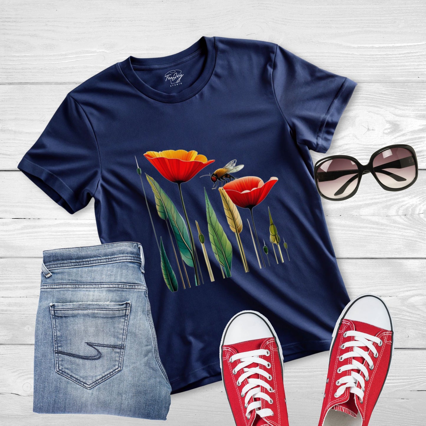 Poppy and Bee Tee